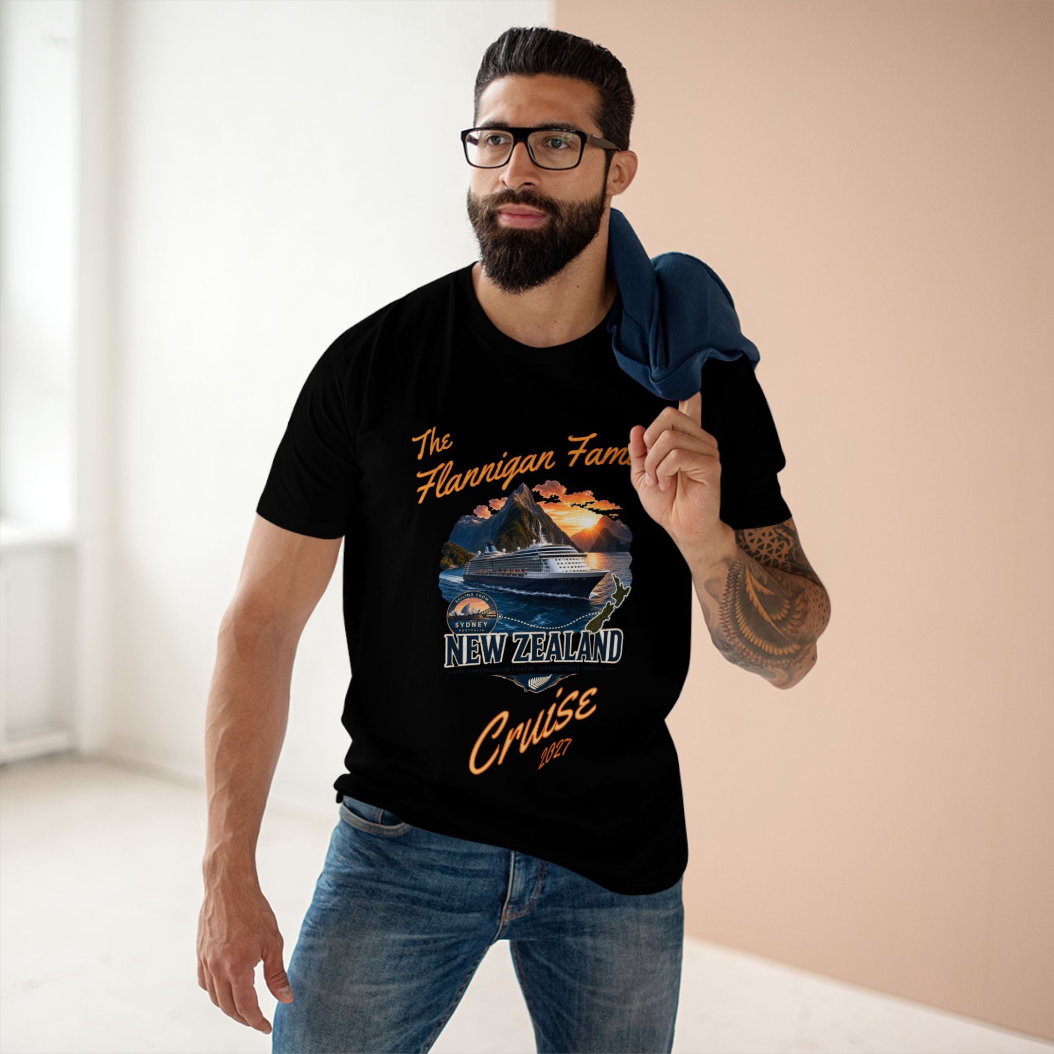New Zealand Cruise T‑Shirt — The Flannigan Family 1987 Vintage Cruise Tee