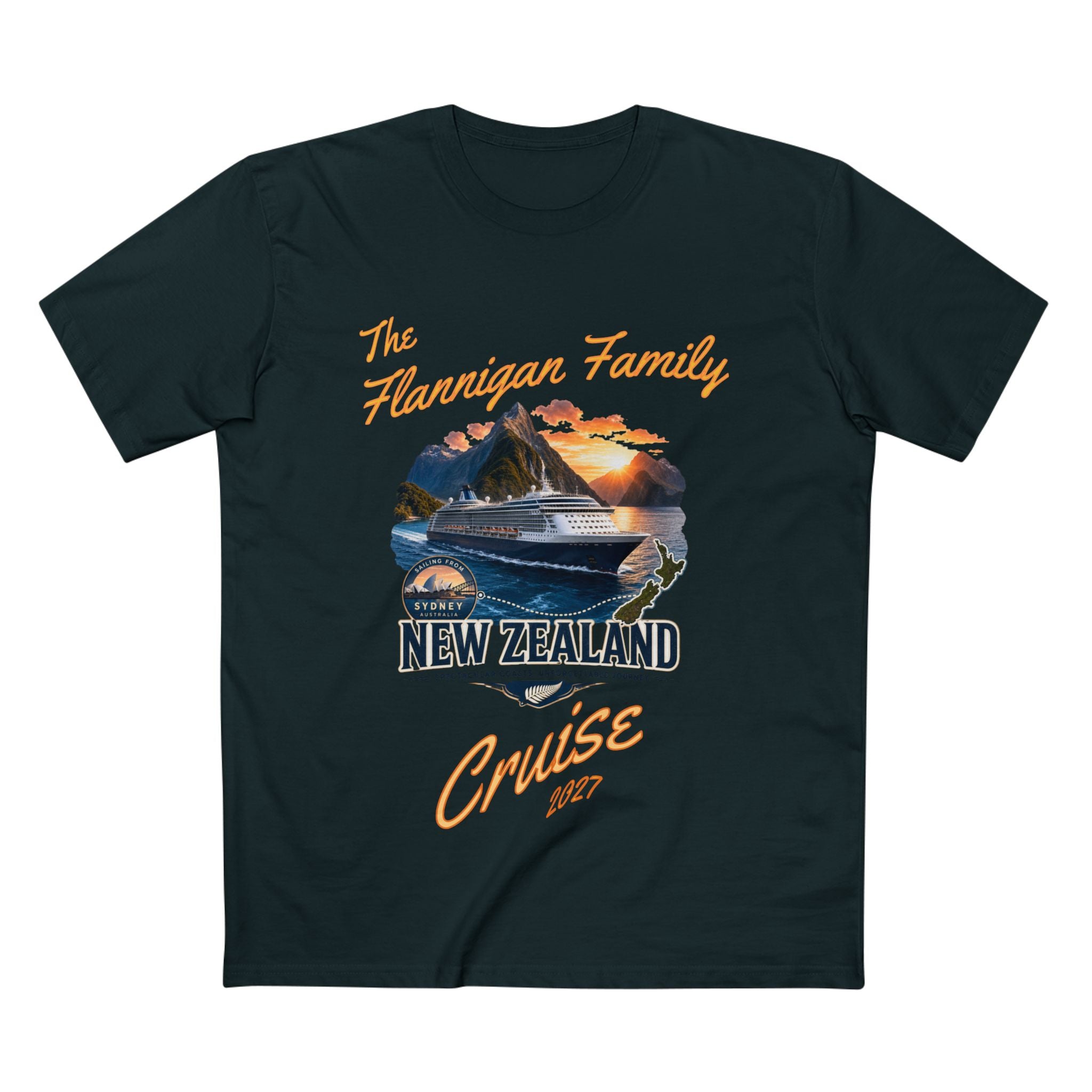 New Zealand Cruise T‑Shirt — The Flannigan Family 1987 Vintage Cruise Tee