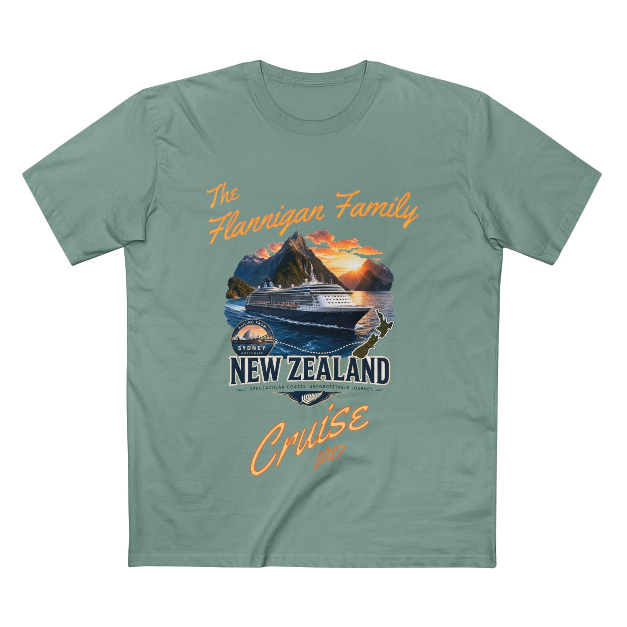New Zealand Cruise T‑Shirt — The Flannigan Family 1987 Vintage Cruise Tee