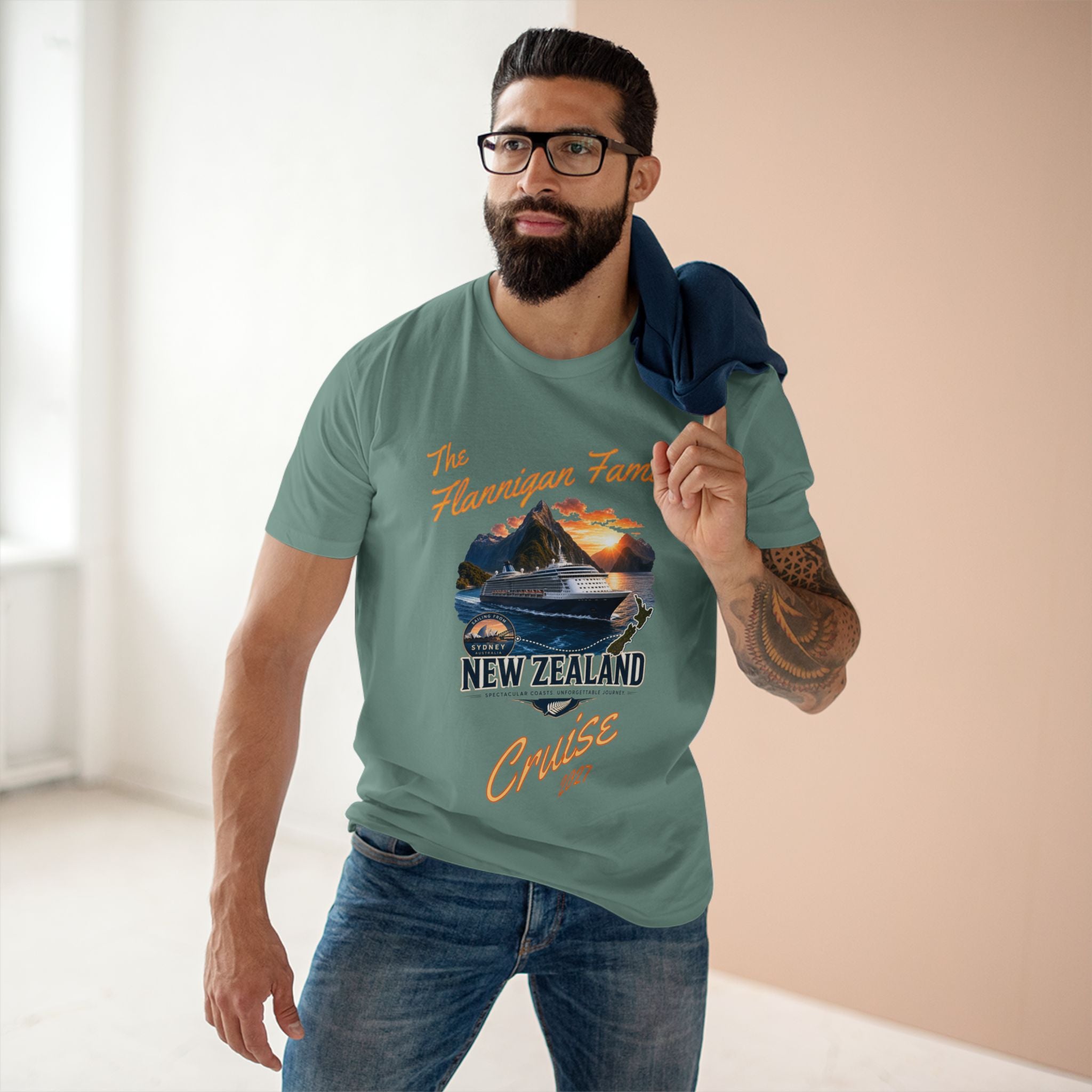 New Zealand Cruise T‑Shirt — The Flannigan Family 1987 Vintage Cruise Tee