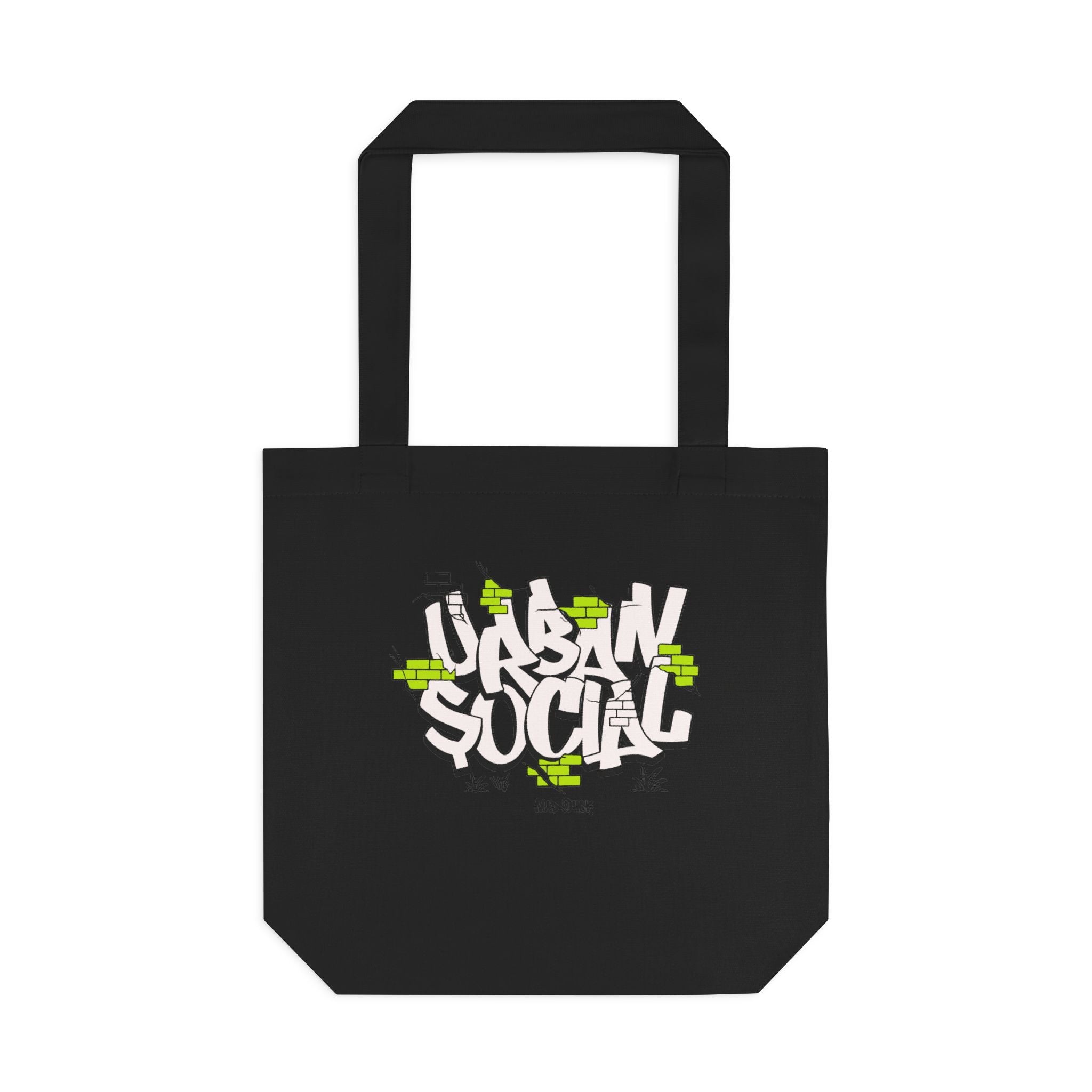 Urban Social Cotton Tote Bag | Graffiti Streetwear
