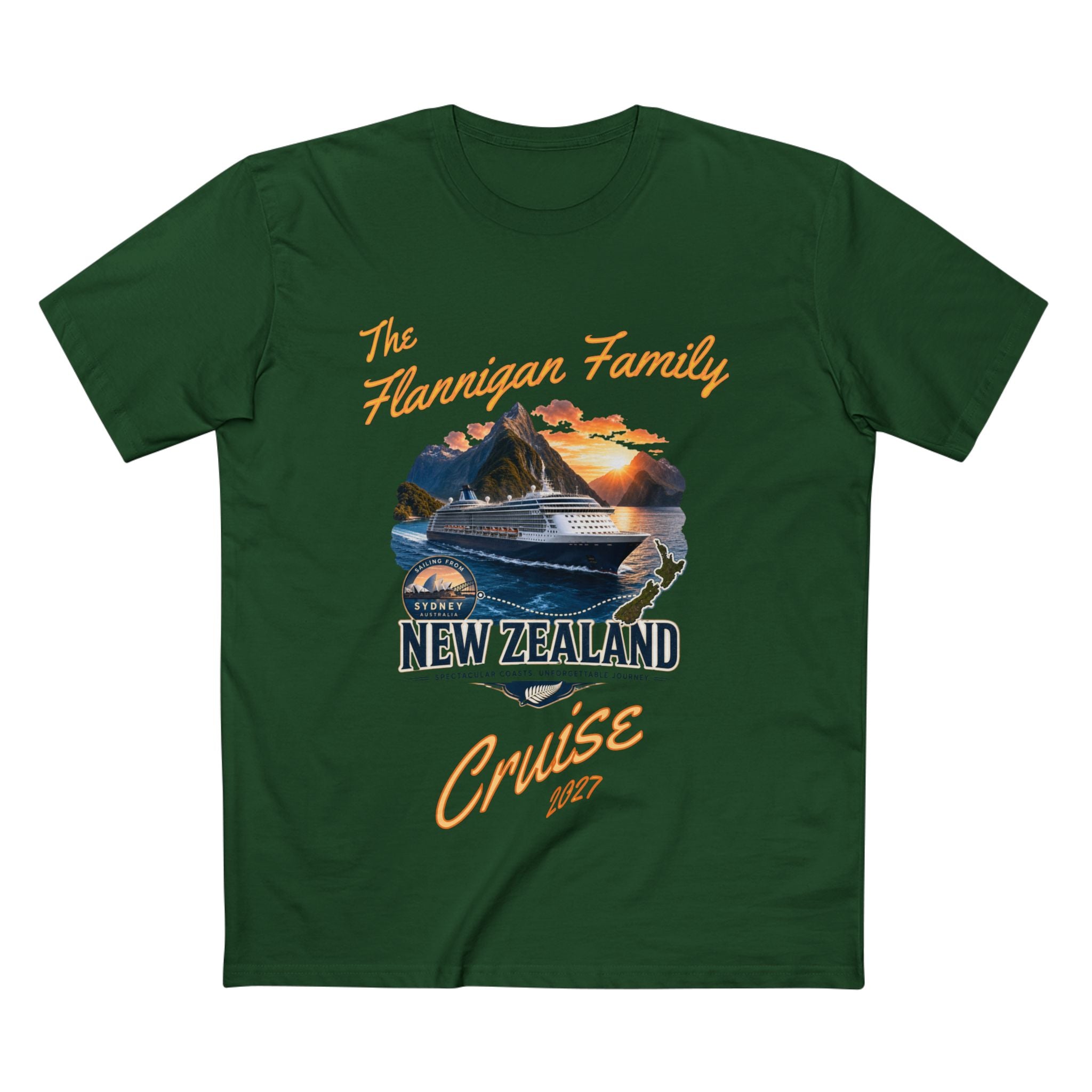 New Zealand Cruise T‑Shirt — The Flannigan Family 1987 Vintage Cruise Tee