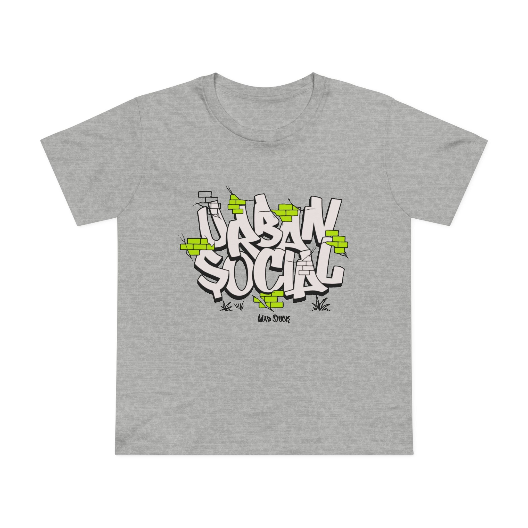 Urban Social Women’s Streetwear Tee | Graffiti Design