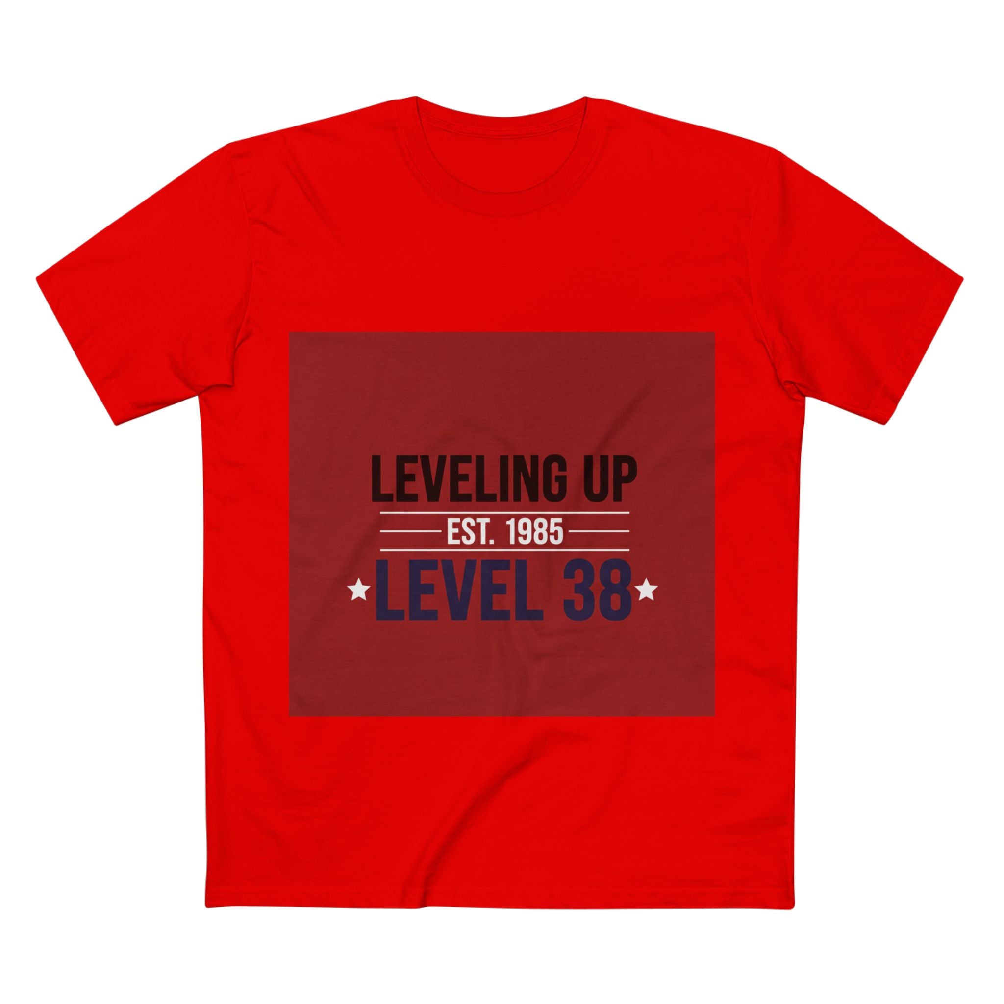 Men's Birthday Tee - Leveling Up Est. xxxx