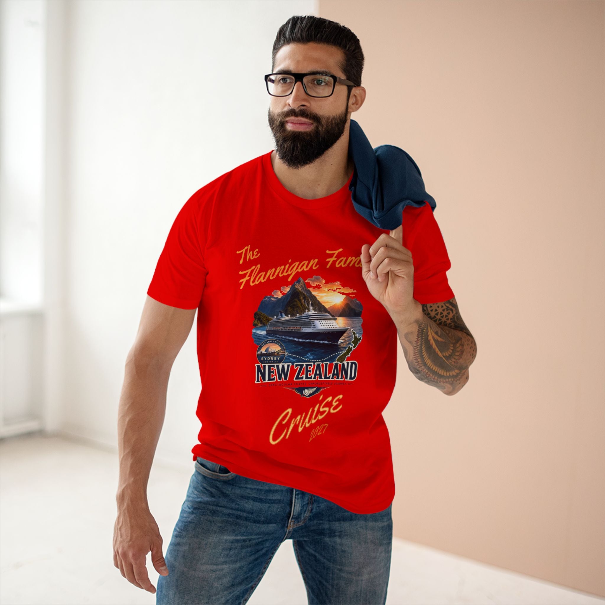 New Zealand Cruise T‑Shirt — The Flannigan Family 1987 Vintage Cruise Tee