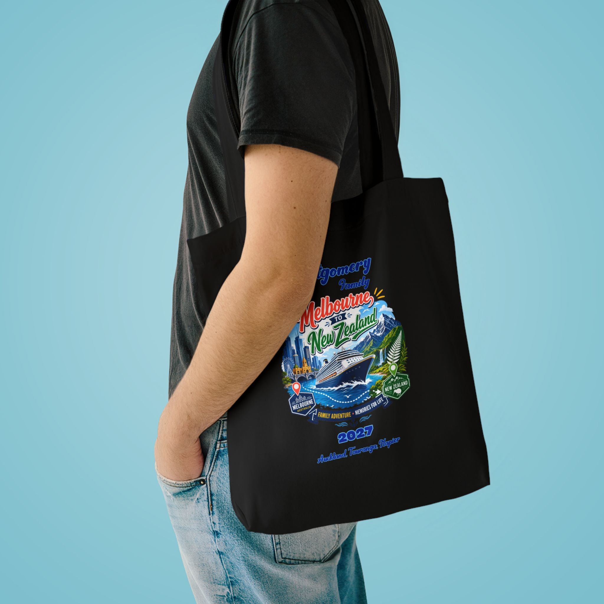 Melbourne Australia Cruise Souvenir Tote Bag – 2025 Harbour View Cotton Tote