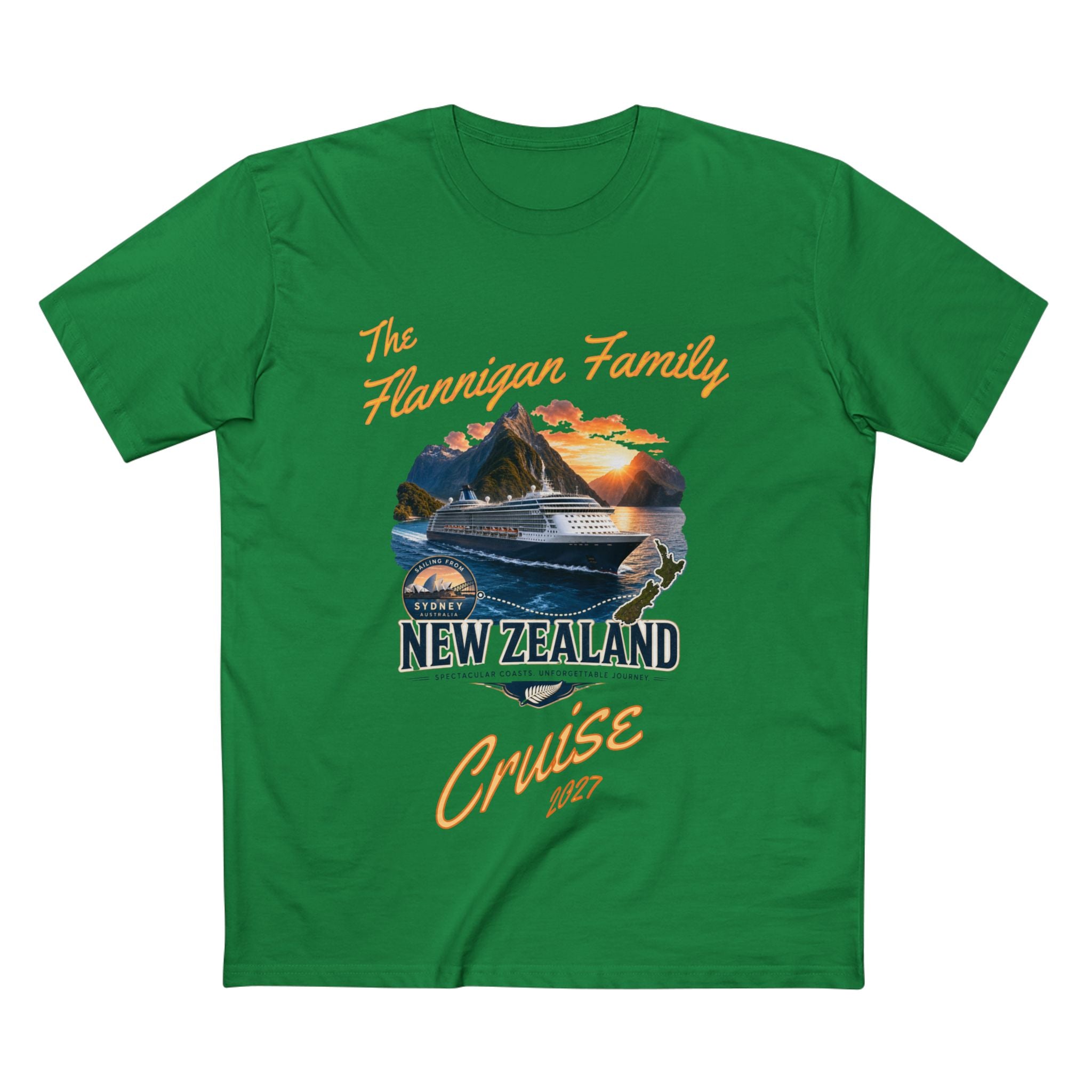 New Zealand Cruise T‑Shirt — The Flannigan Family 1987 Vintage Cruise Tee