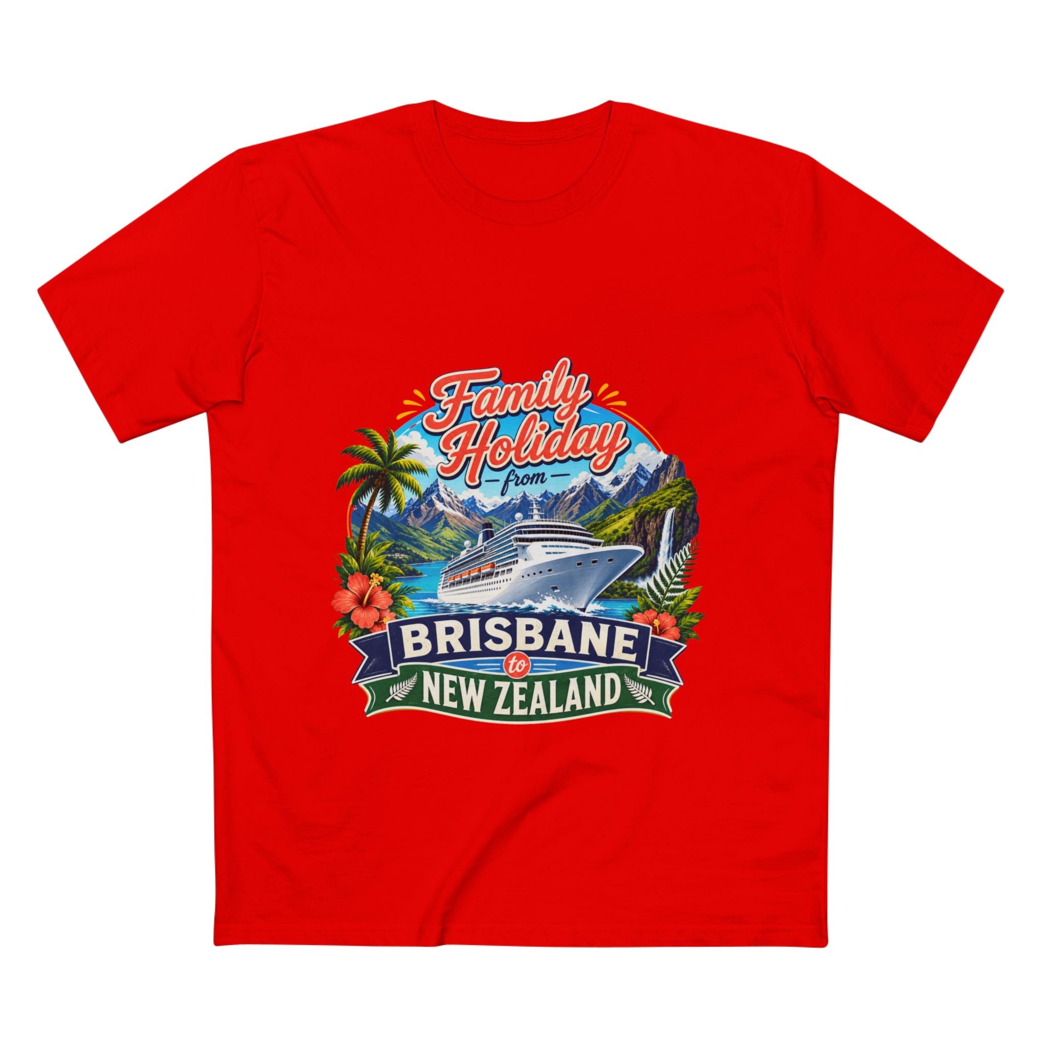 Brisbane New Zealand Family Holiday Tee