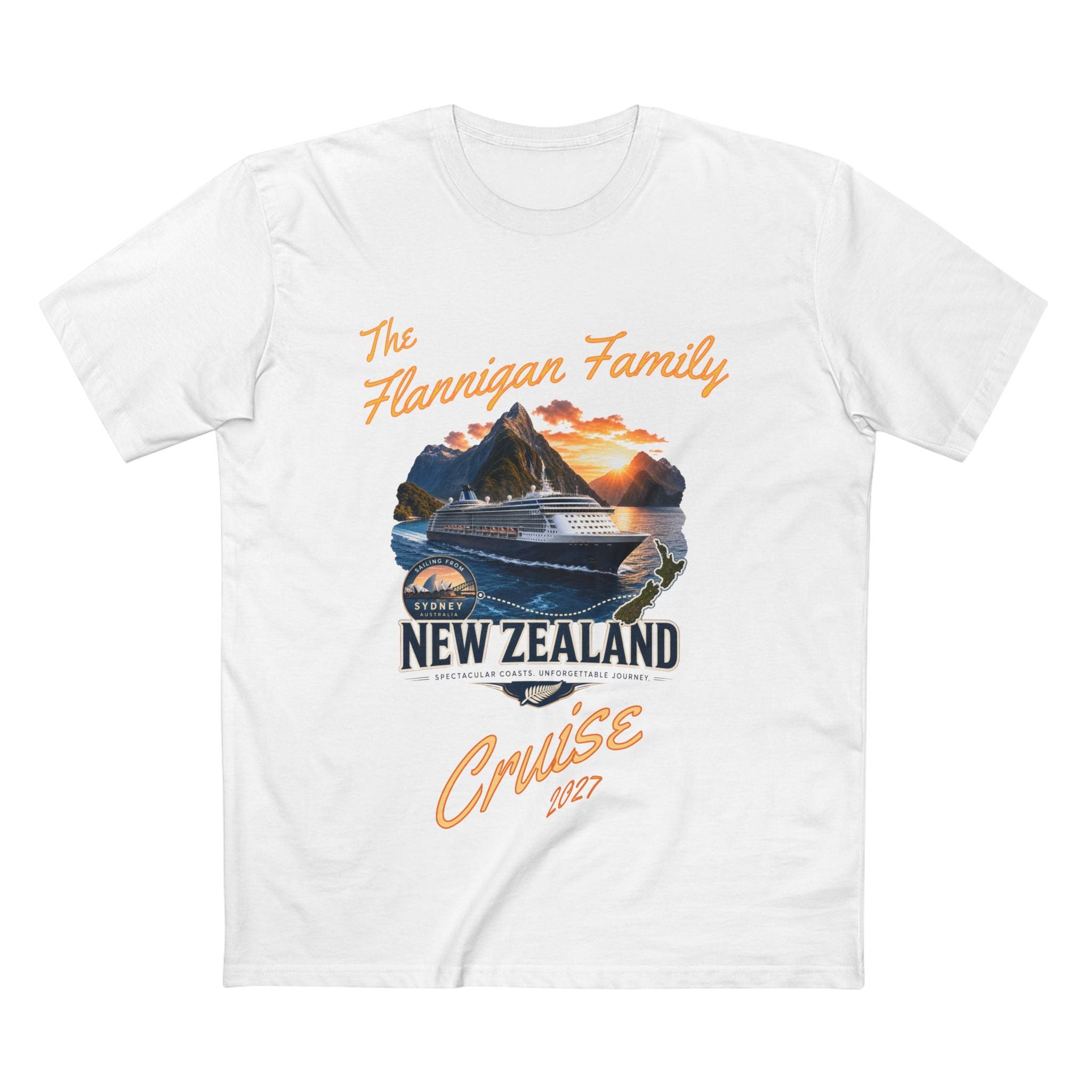 New Zealand Cruise T‑Shirt — The Flannigan Family 1987 Vintage Cruise Tee