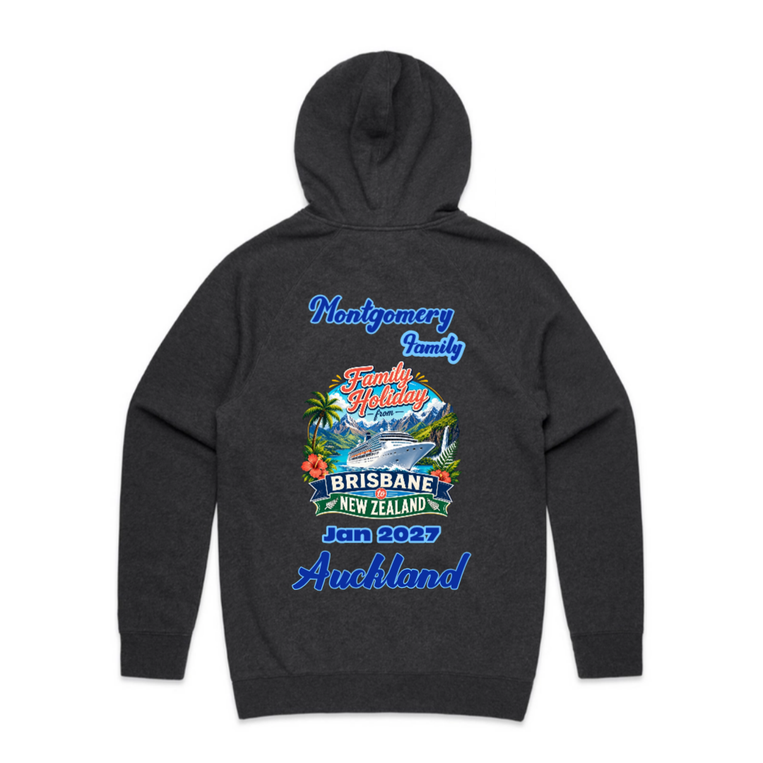 Personalised Brisbane to New Zealand Cruise Hoodie – AS Colour Supply Hood