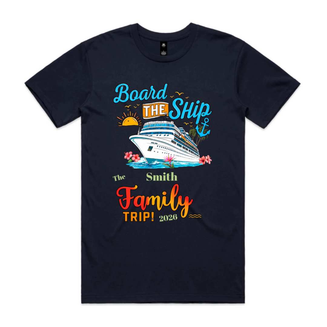 Birthday Crew T-Shirt — "Martin's 50th Birthday Crew" Party Tee