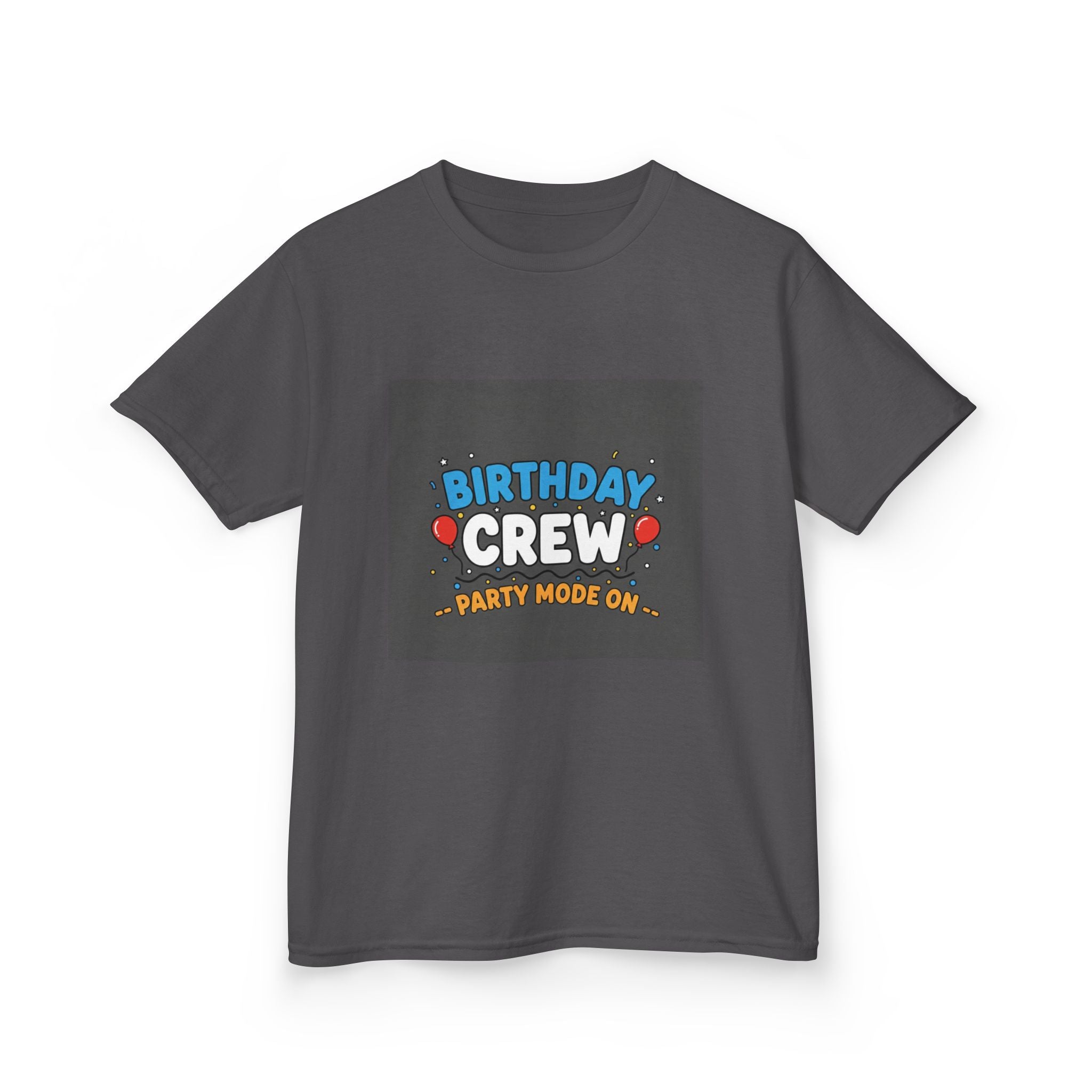 Birthday Crew Kids Tee — "Birthday Crew" Graphic Shirt for Kids