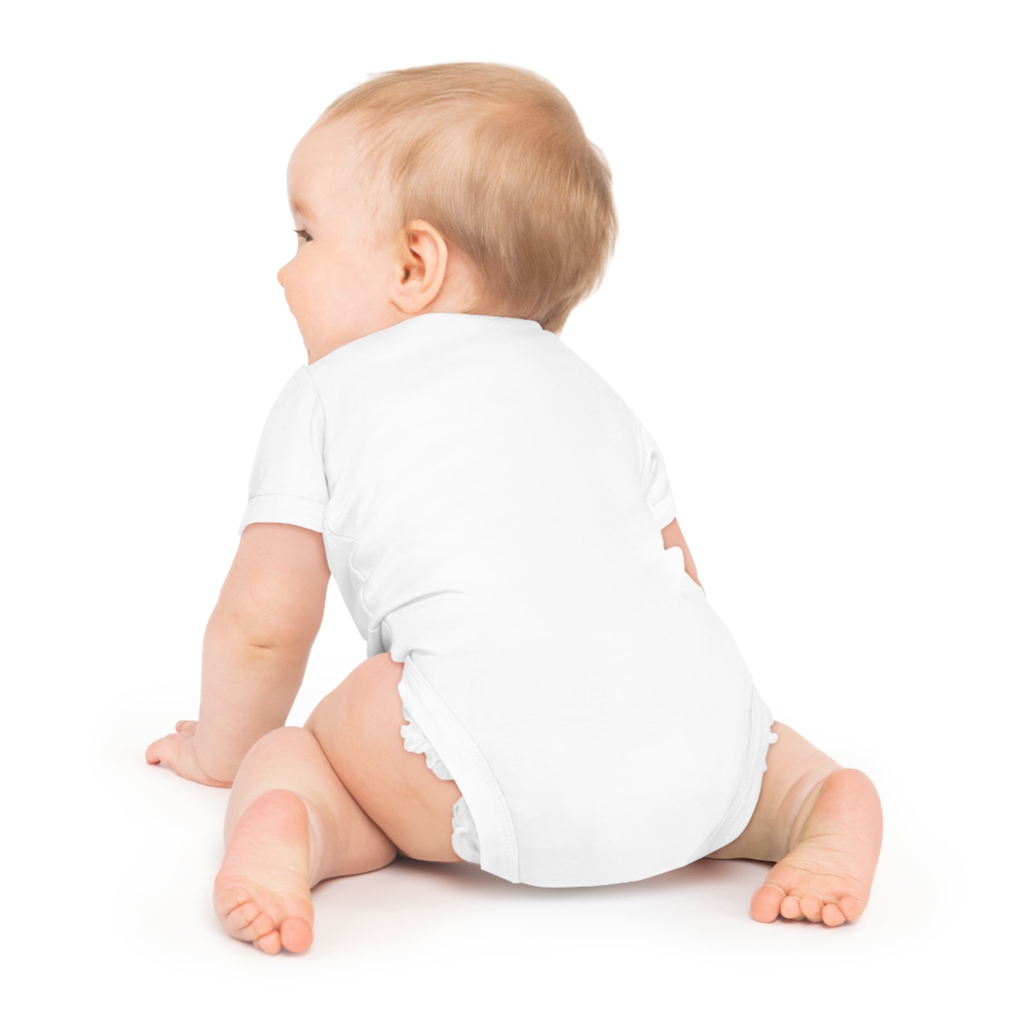 Baby Bodysuit – “Mom Life Powered by Love & Coffee” Cute Infant One-Piece