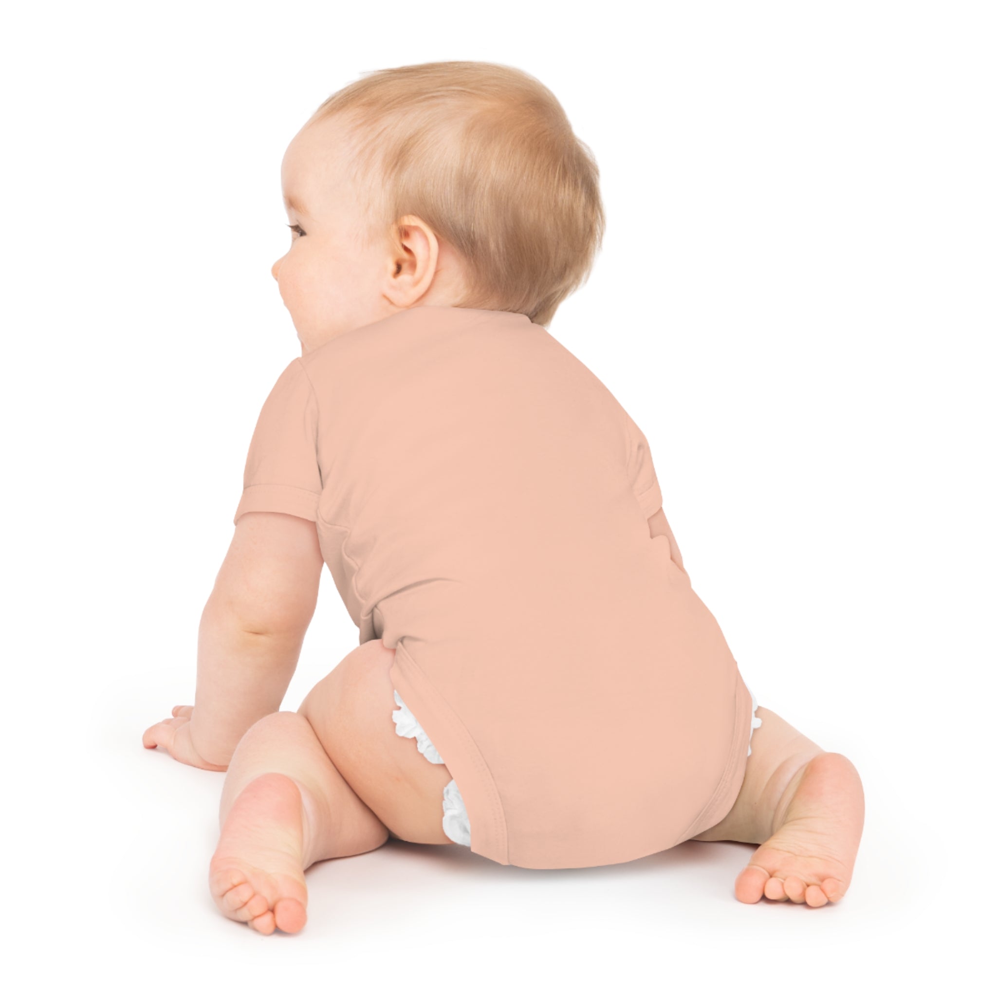 Baby Bodysuit – “Mom Life Powered by Love & Coffee” Cute Infant One-Piece