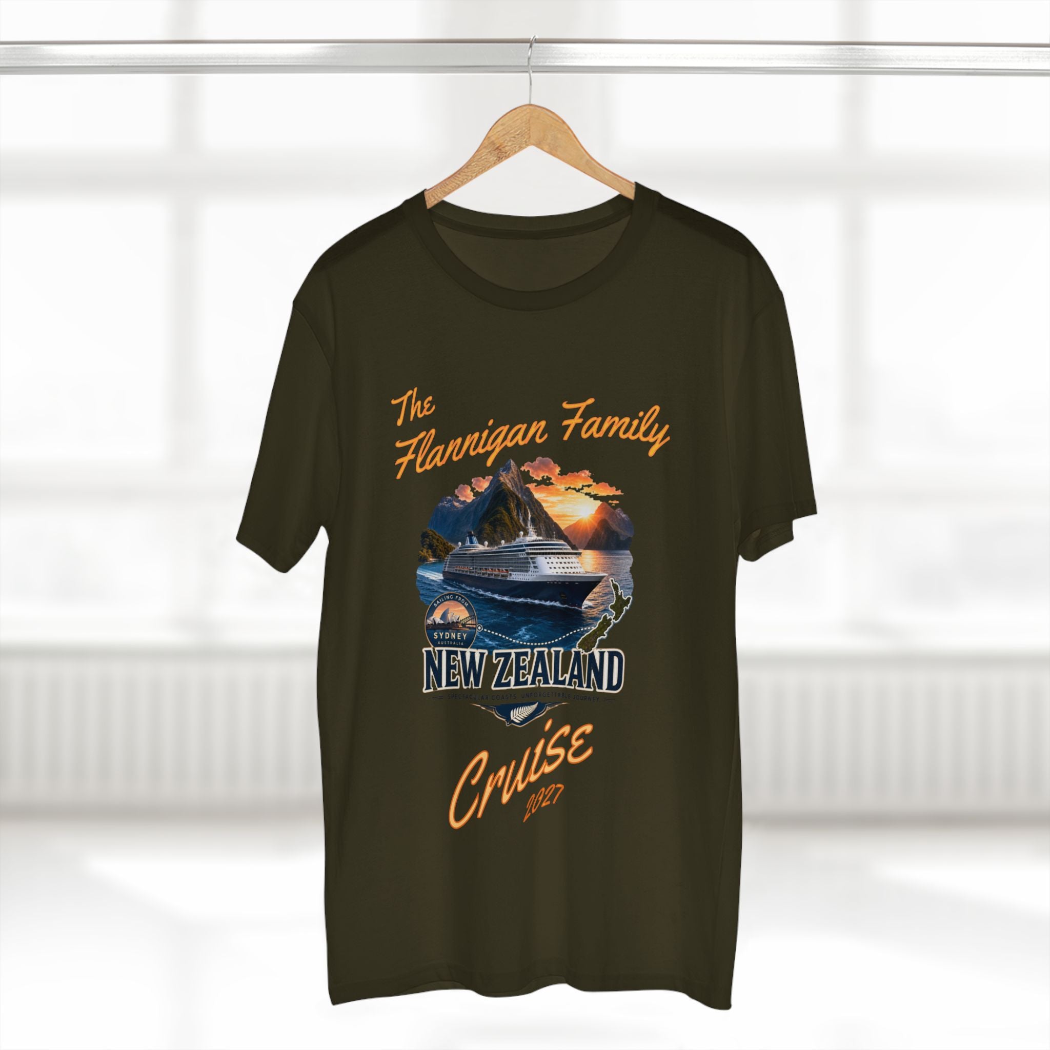 New Zealand Cruise T‑Shirt — The Flannigan Family 1987 Vintage Cruise Tee