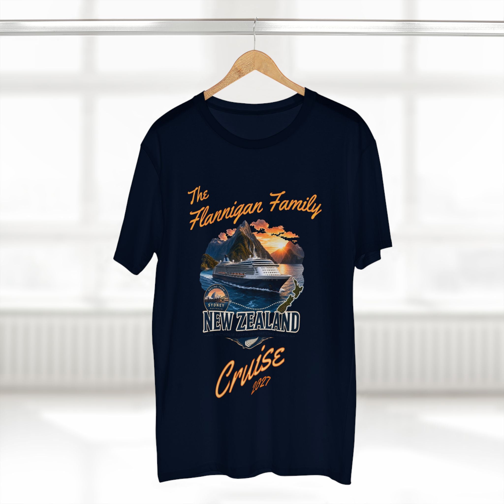 New Zealand Cruise T‑Shirt — The Flannigan Family 1987 Vintage Cruise Tee