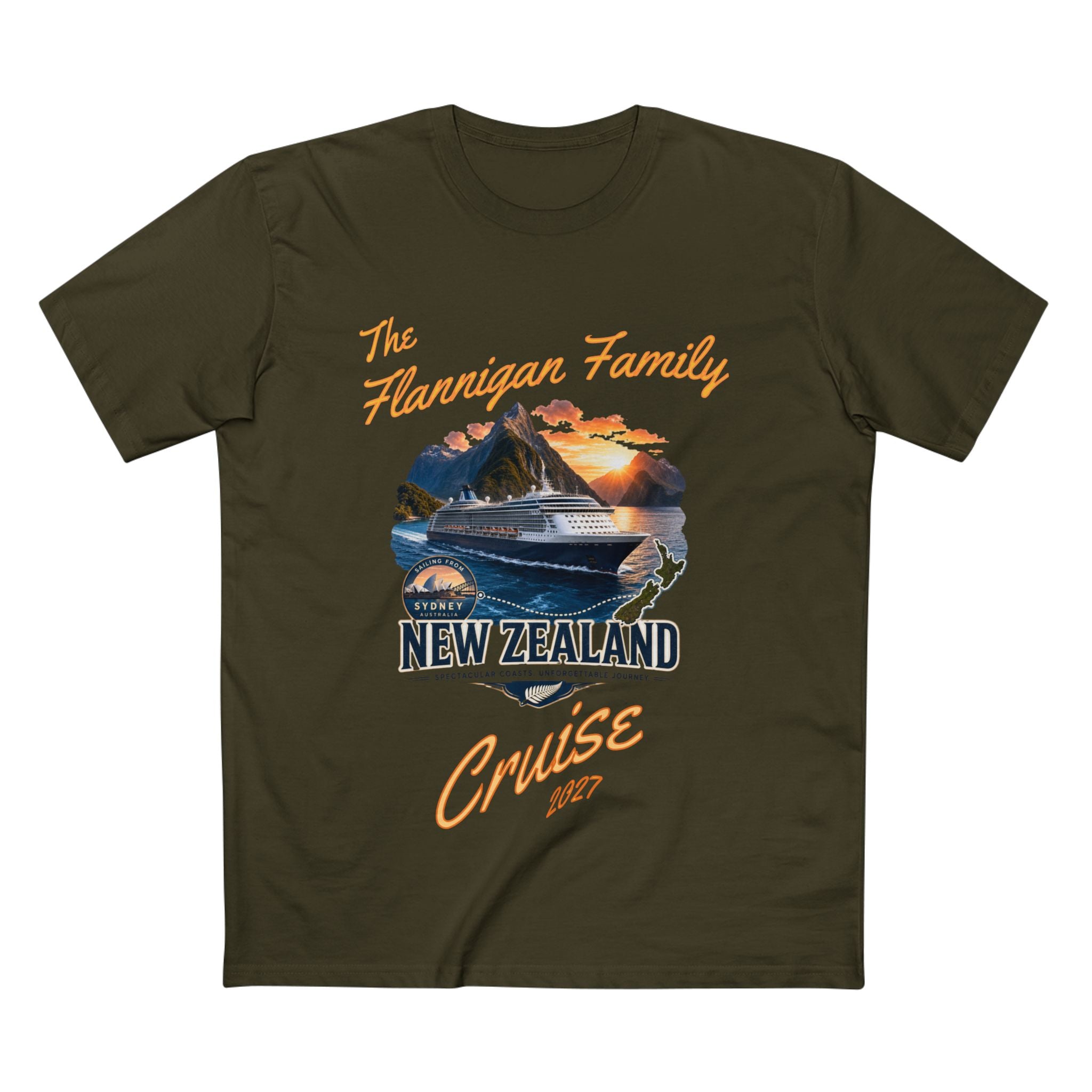 New Zealand Cruise T‑Shirt — The Flannigan Family 1987 Vintage Cruise Tee