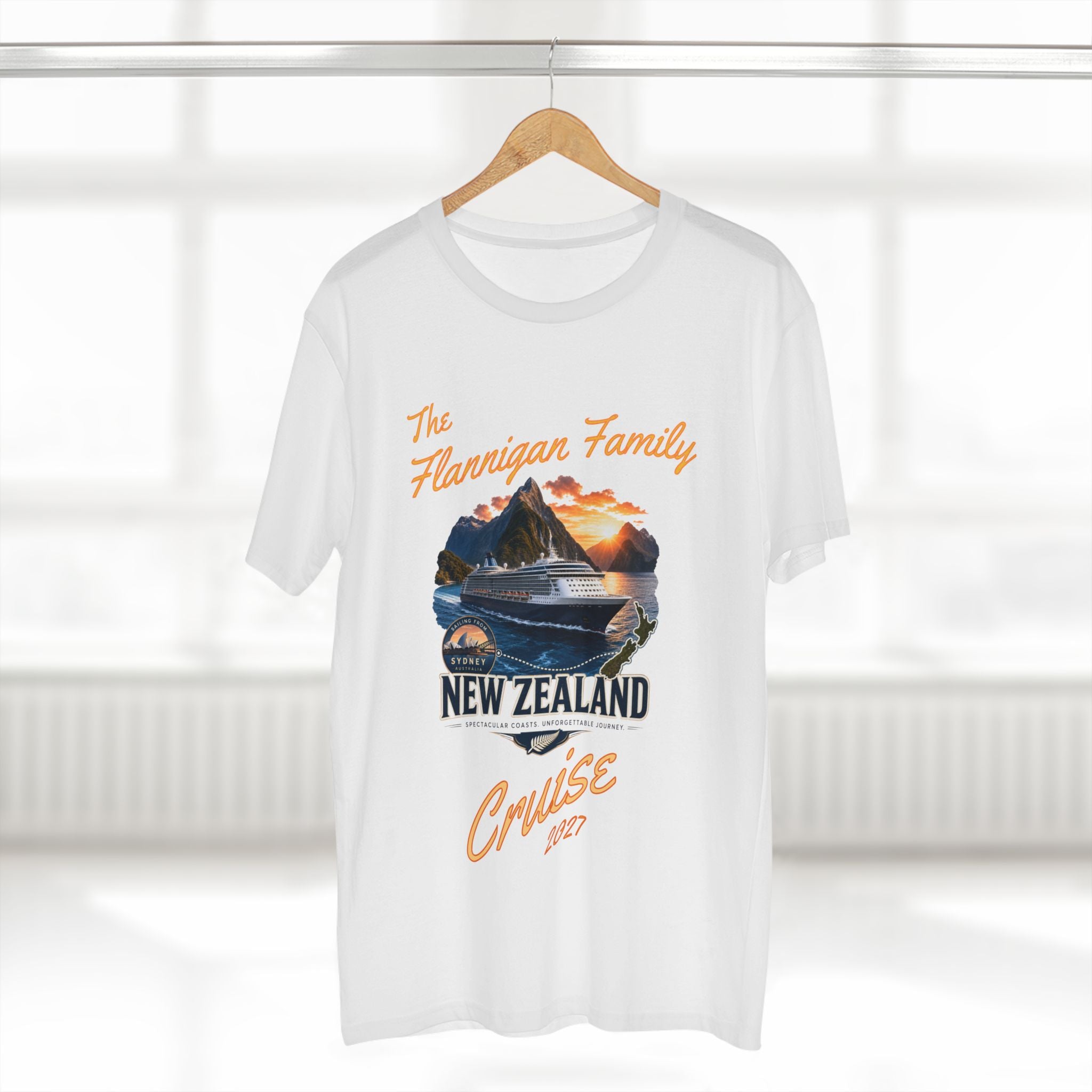 New Zealand Cruise T‑Shirt — The Flannigan Family 1987 Vintage Cruise Tee