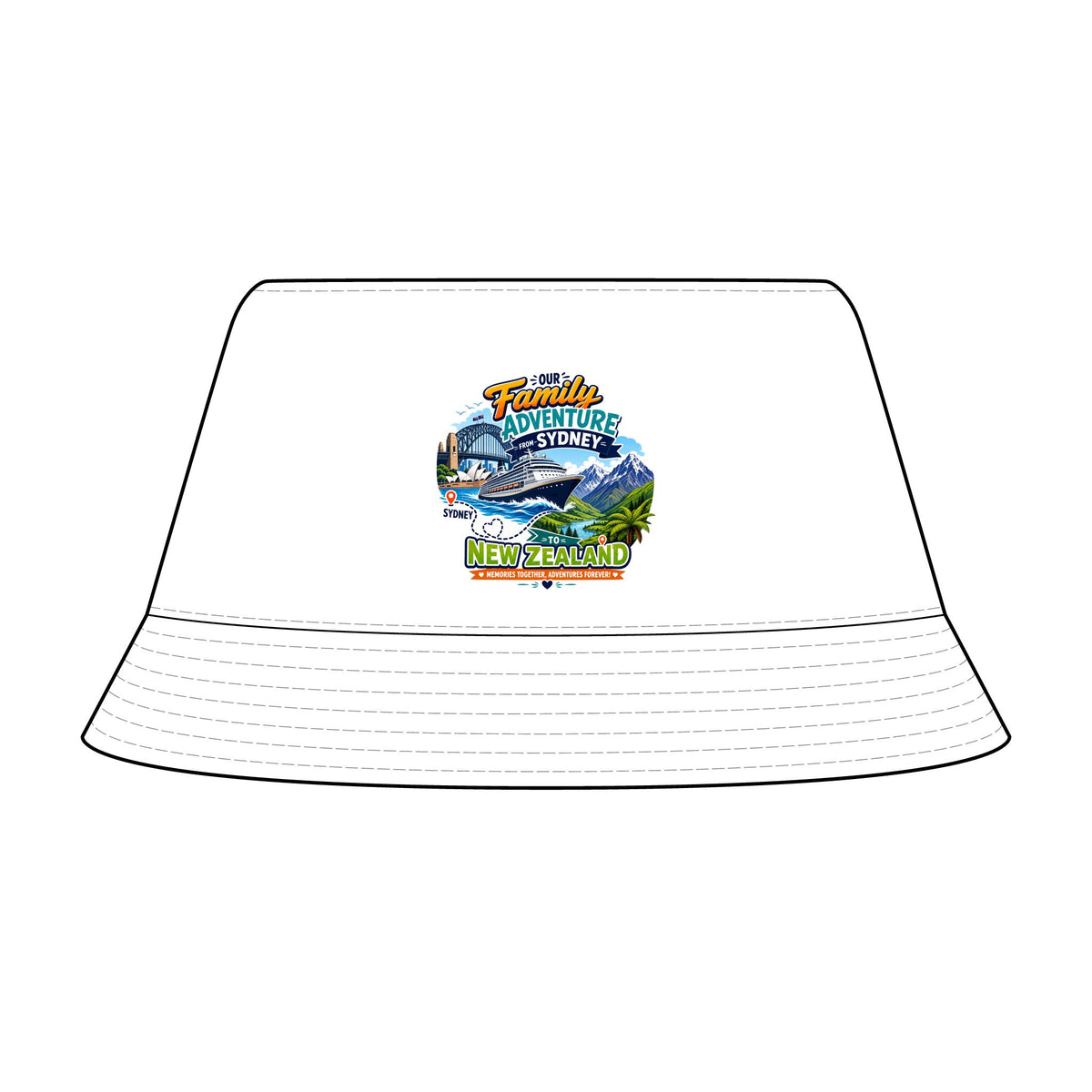 BNE- NRT Qld  Bucket Hat – Sustainable Travel Sun Hat