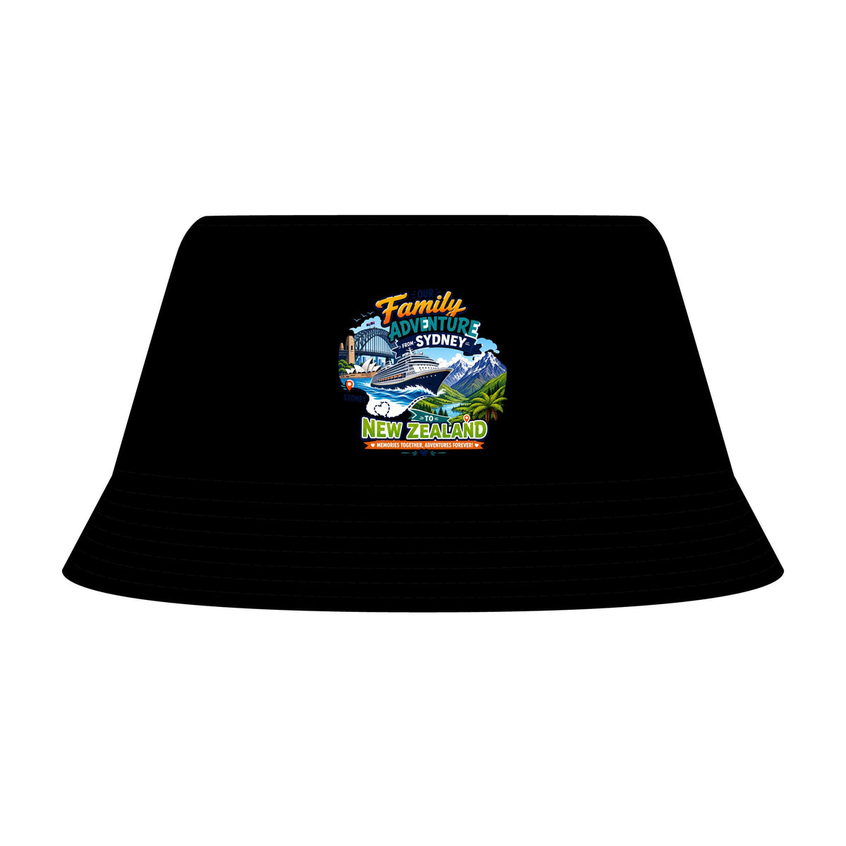 BNE- NRT Qld  Bucket Hat – Sustainable Travel Sun Hat