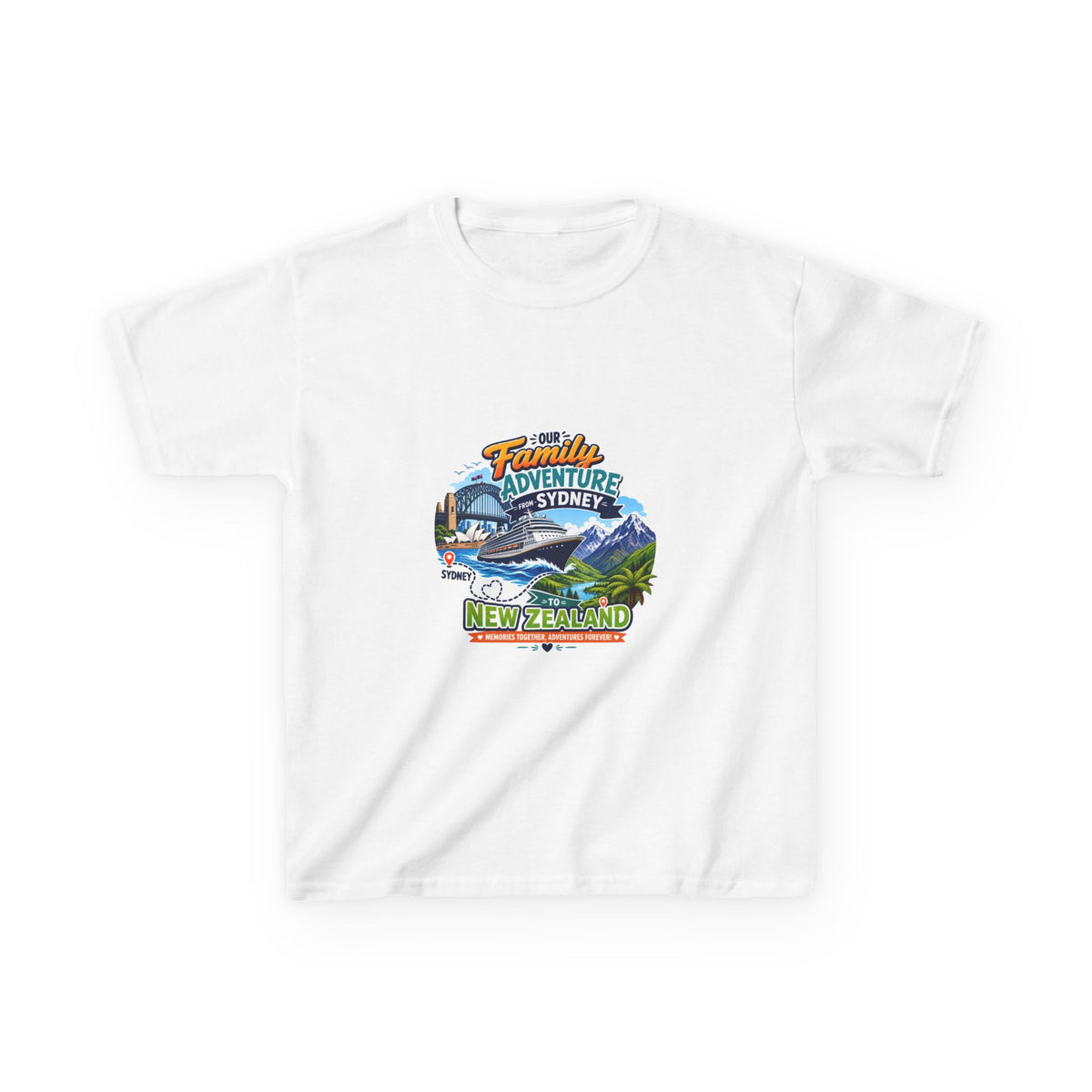 Kids Tee - 'BNE- Nrth Qld' Graphic Travel Shirt