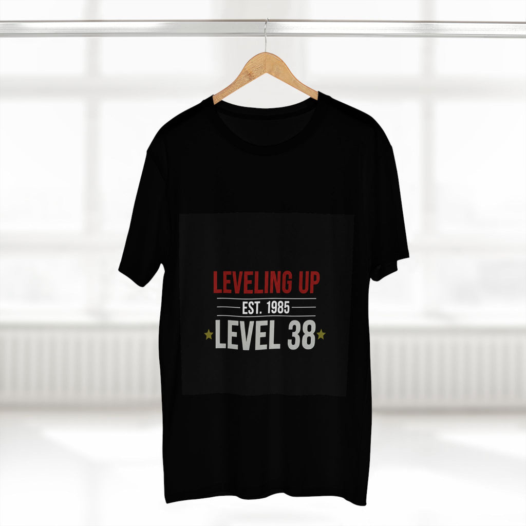 Men's Birthday Tee - Leveling Up Est. xxxx