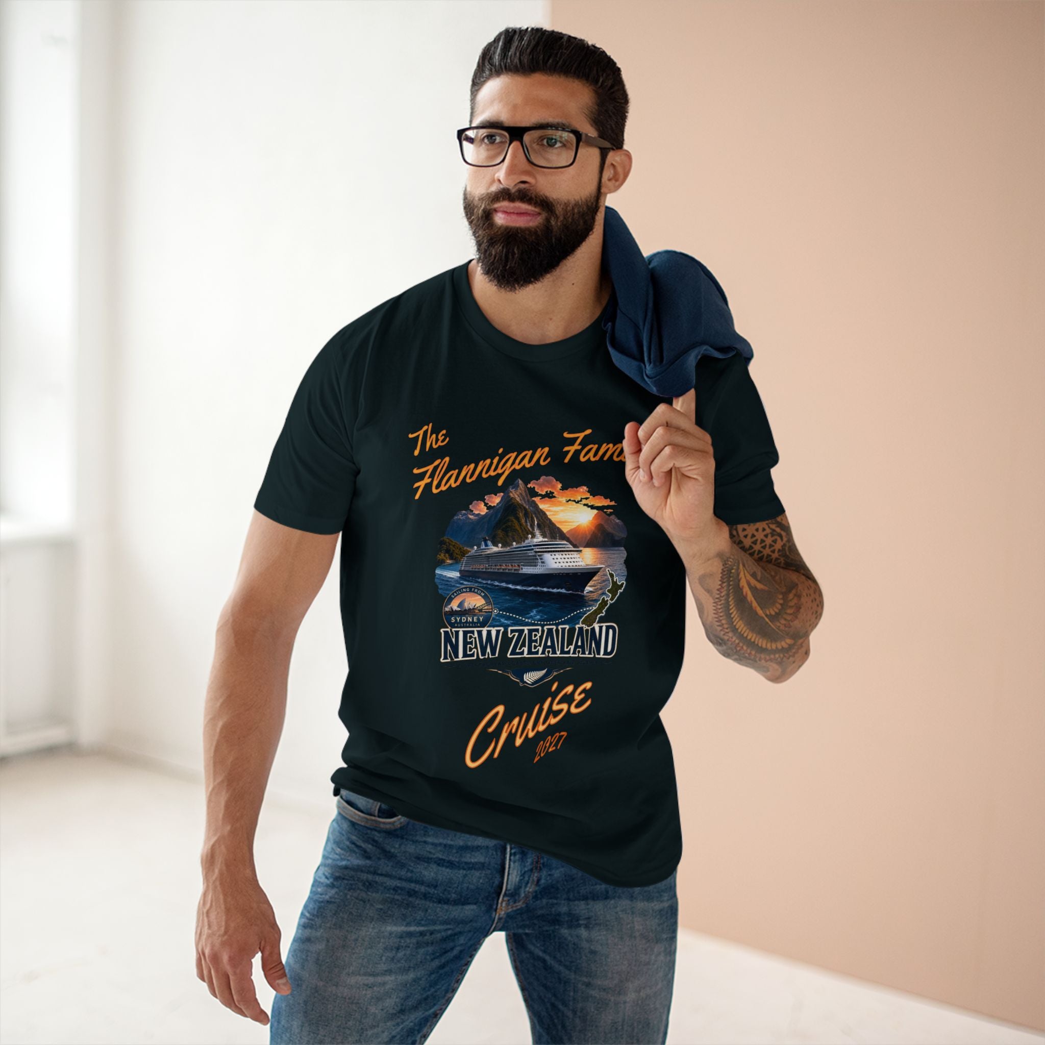 New Zealand Cruise T‑Shirt — The Flannigan Family 1987 Vintage Cruise Tee