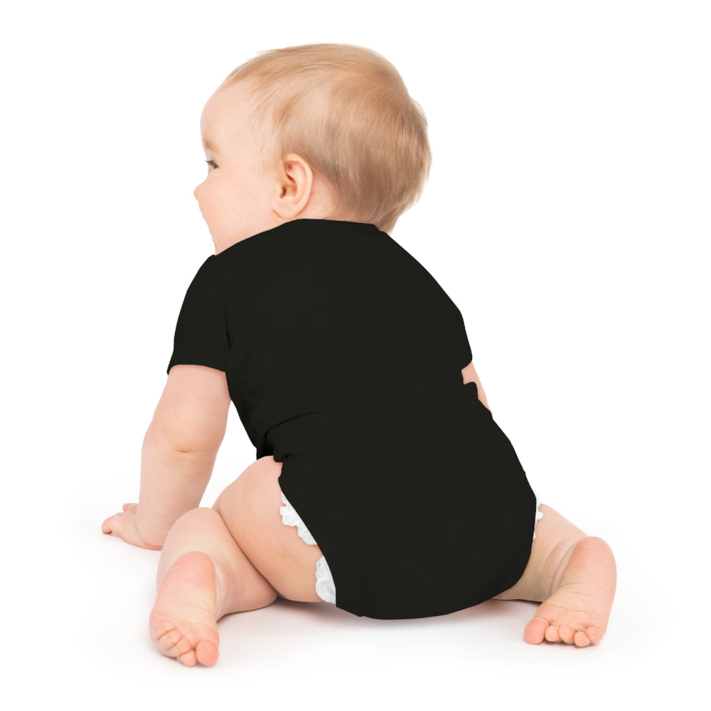 Baby Bodysuit – “Mom Life Powered by Love & Coffee” Cute Infant One-Piece