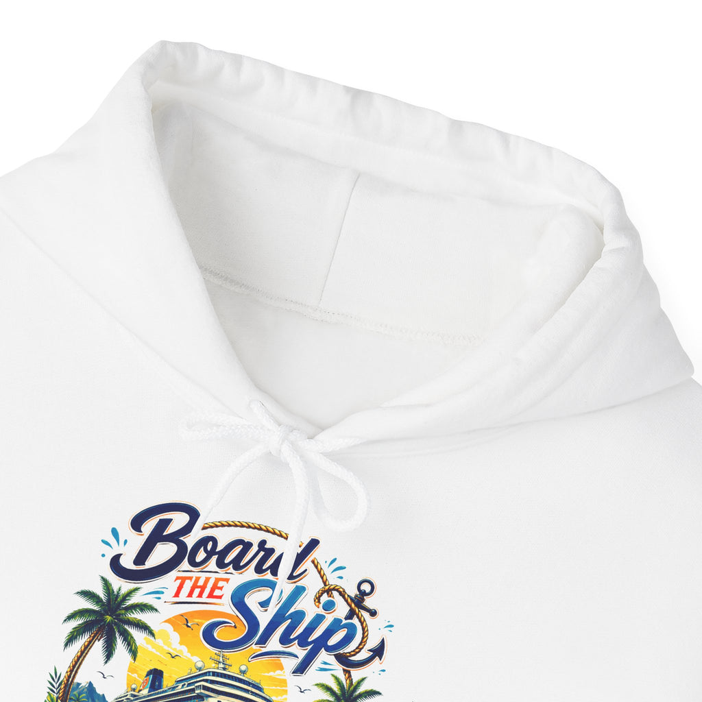 Cruise Vibes Hoodie — "Board the Ship" Grad Trip Graphic Sweatshirt