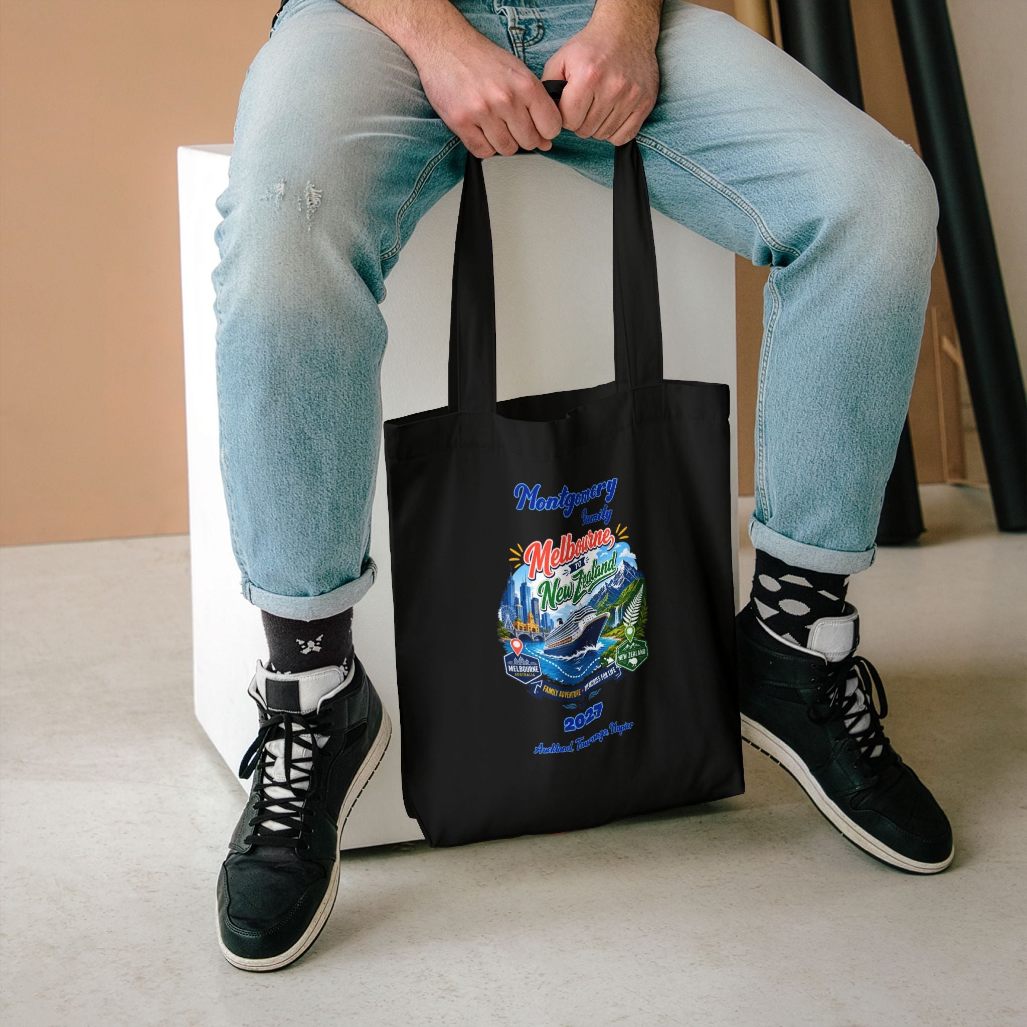 Melbourne Australia Cruise Souvenir Tote Bag – 2025 Harbour View Cotton Tote