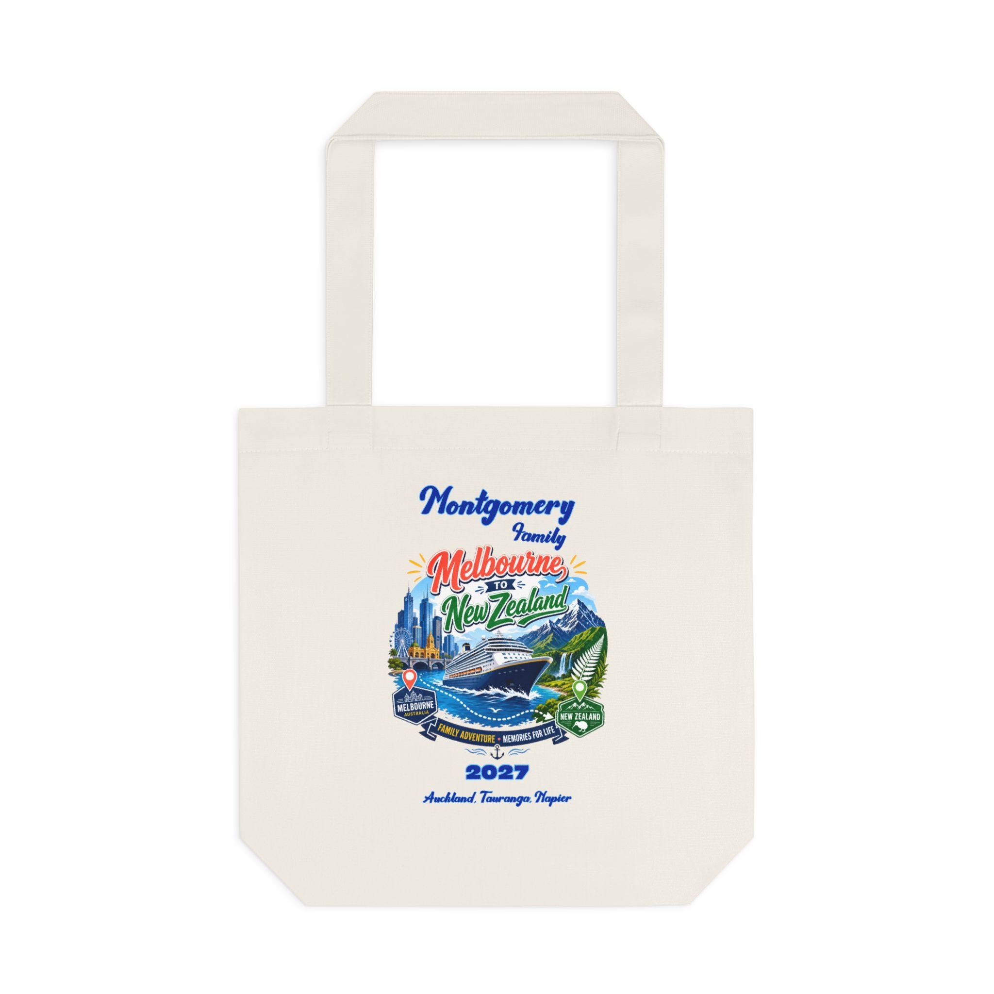 Melbourne Australia Cruise Souvenir Tote Bag – 2025 Harbour View Cotton Tote