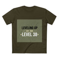 Men's Birthday Tee - Leveling Up Est. xxxx