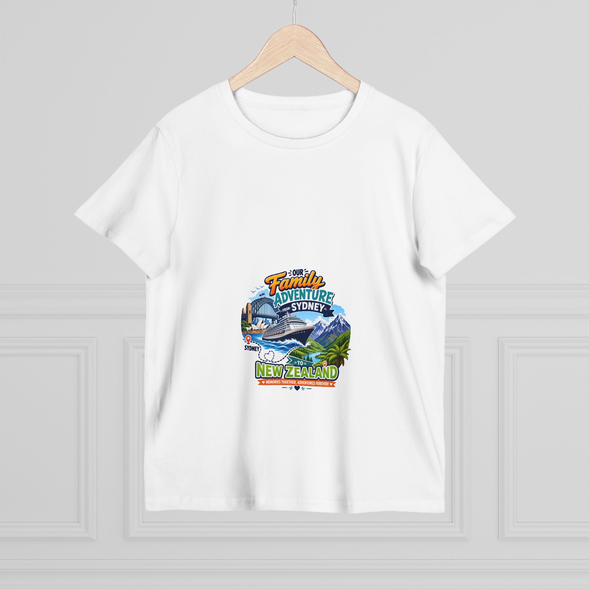 Women’s Tee — Family Vacation Sydney to New Zealand Graphic
