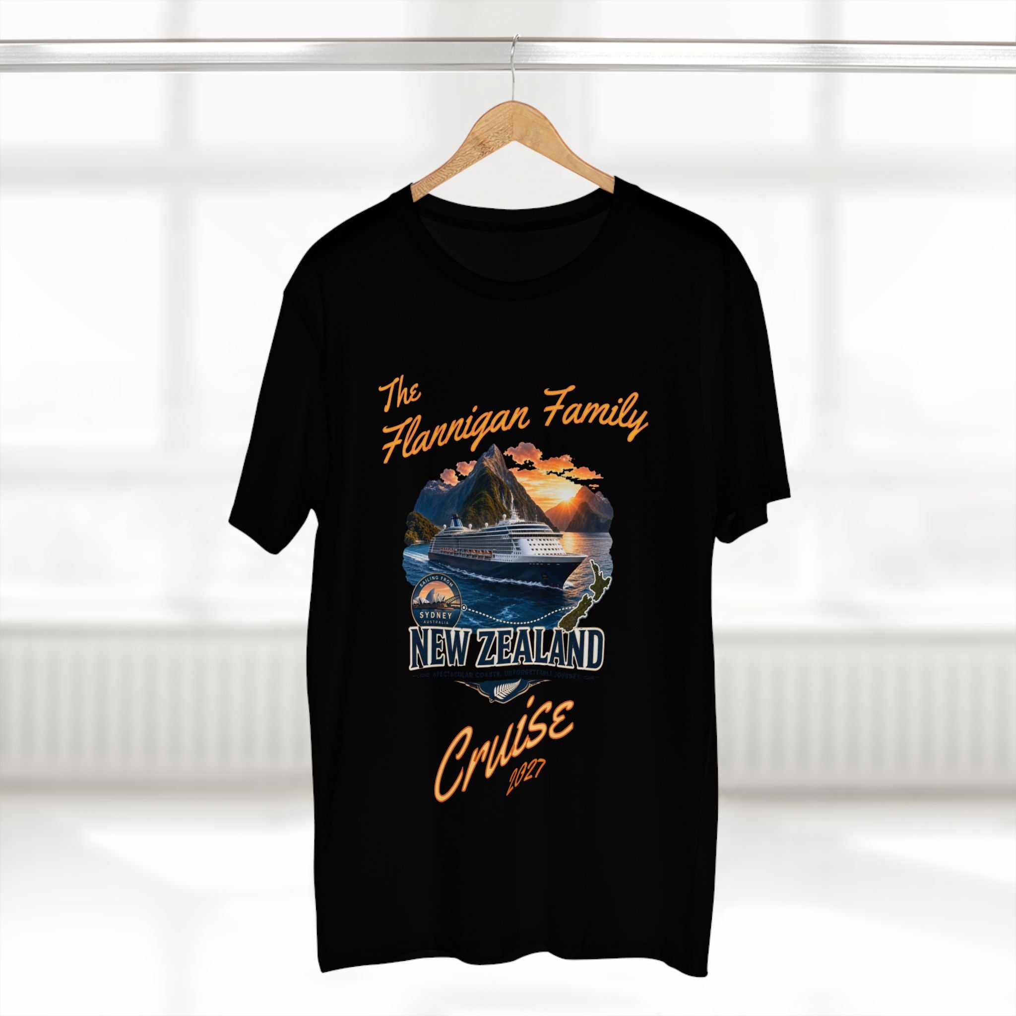 New Zealand Cruise T‑Shirt — The Flannigan Family 1987 Vintage Cruise Tee