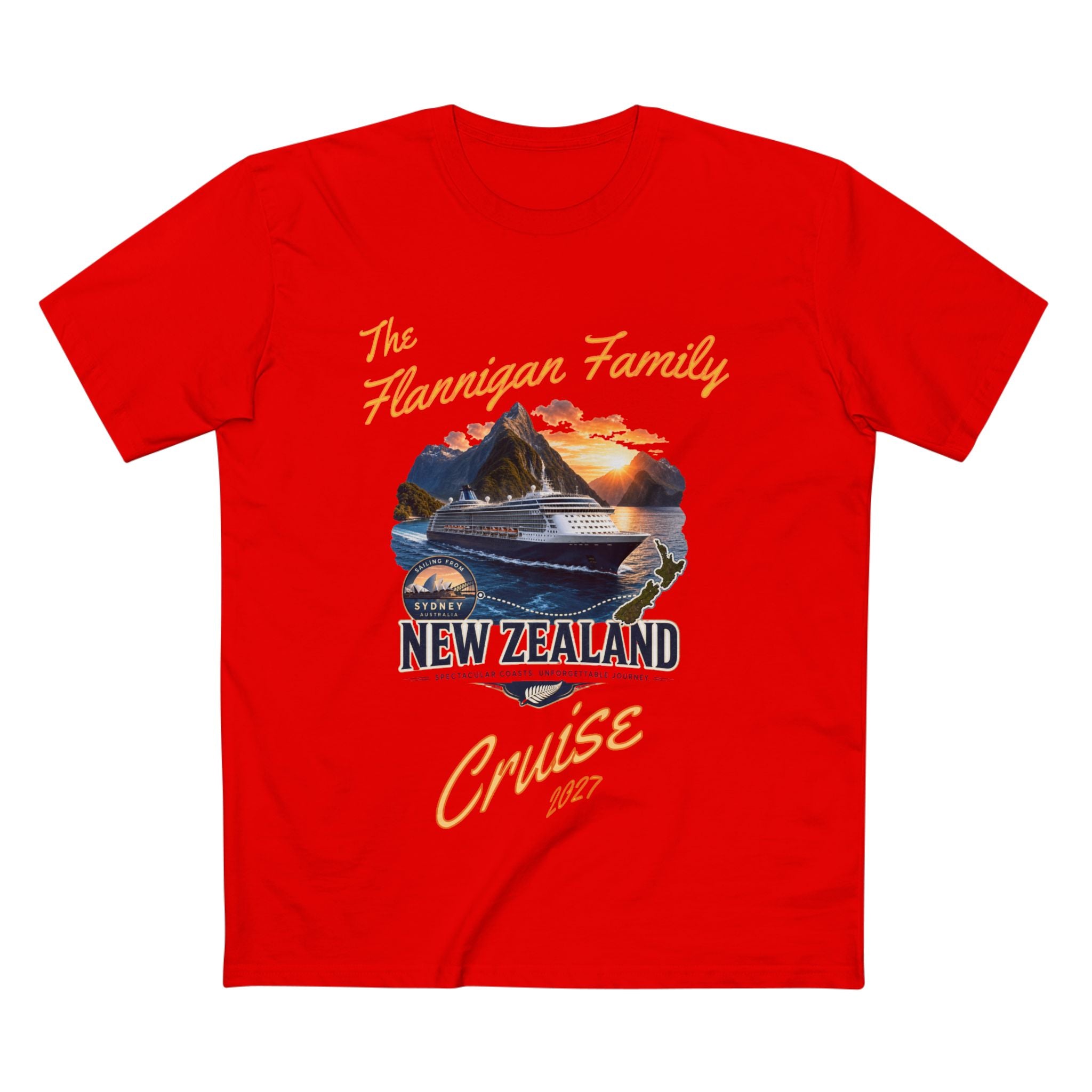 New Zealand Cruise T‑Shirt — The Flannigan Family 1987 Vintage Cruise Tee