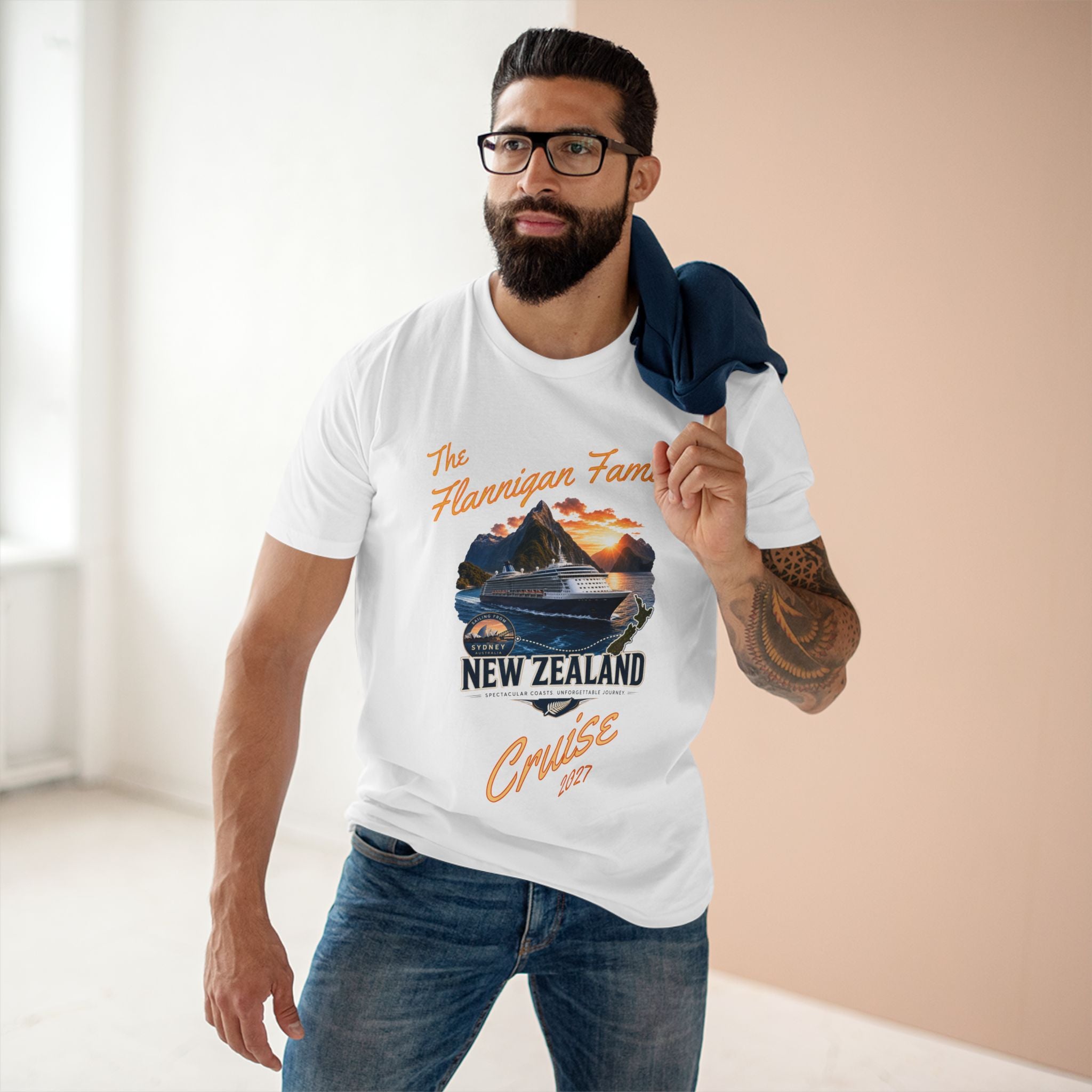 New Zealand Cruise T‑Shirt — The Flannigan Family 1987 Vintage Cruise Tee