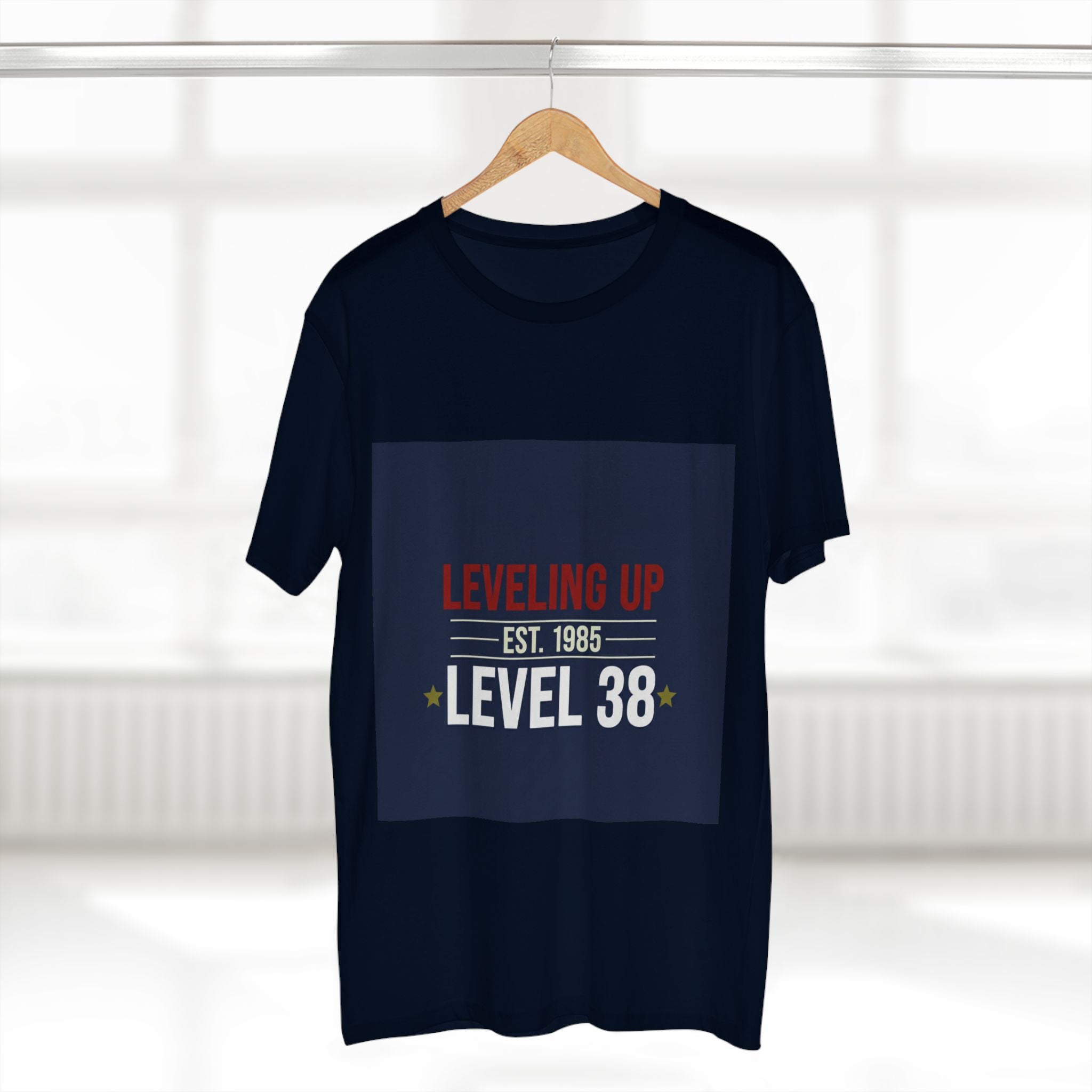 Men's Birthday Tee - Leveling Up Est. xxxx