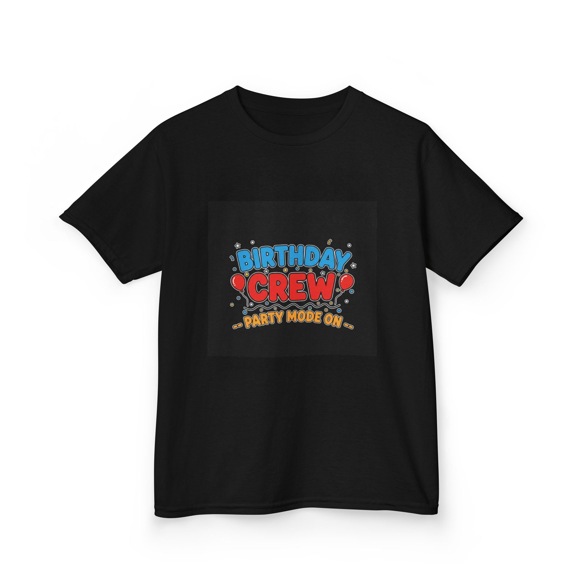 Birthday Crew Kids Tee — "Birthday Crew" Graphic Shirt for Kids