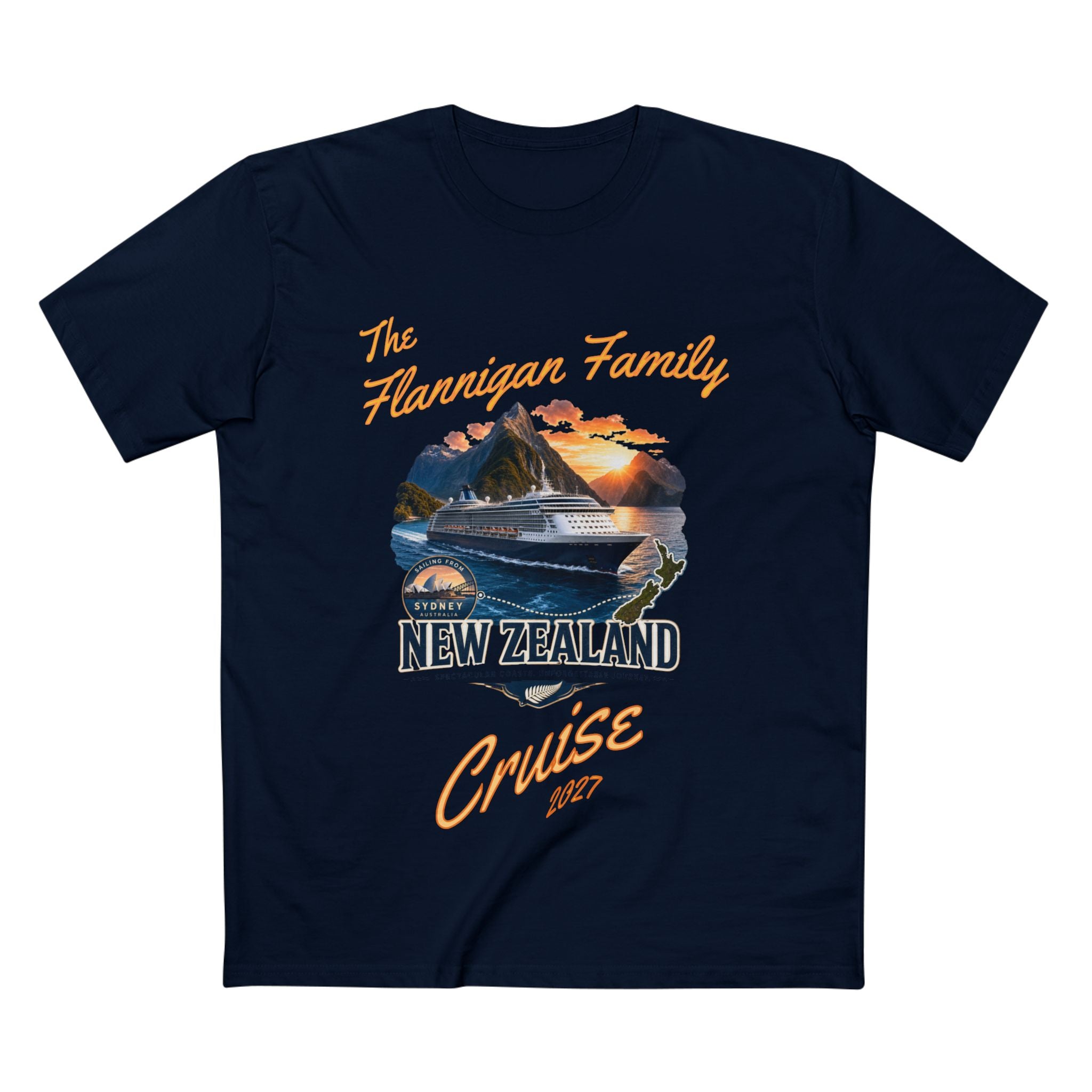 New Zealand Cruise T‑Shirt — The Flannigan Family 1987 Vintage Cruise Tee