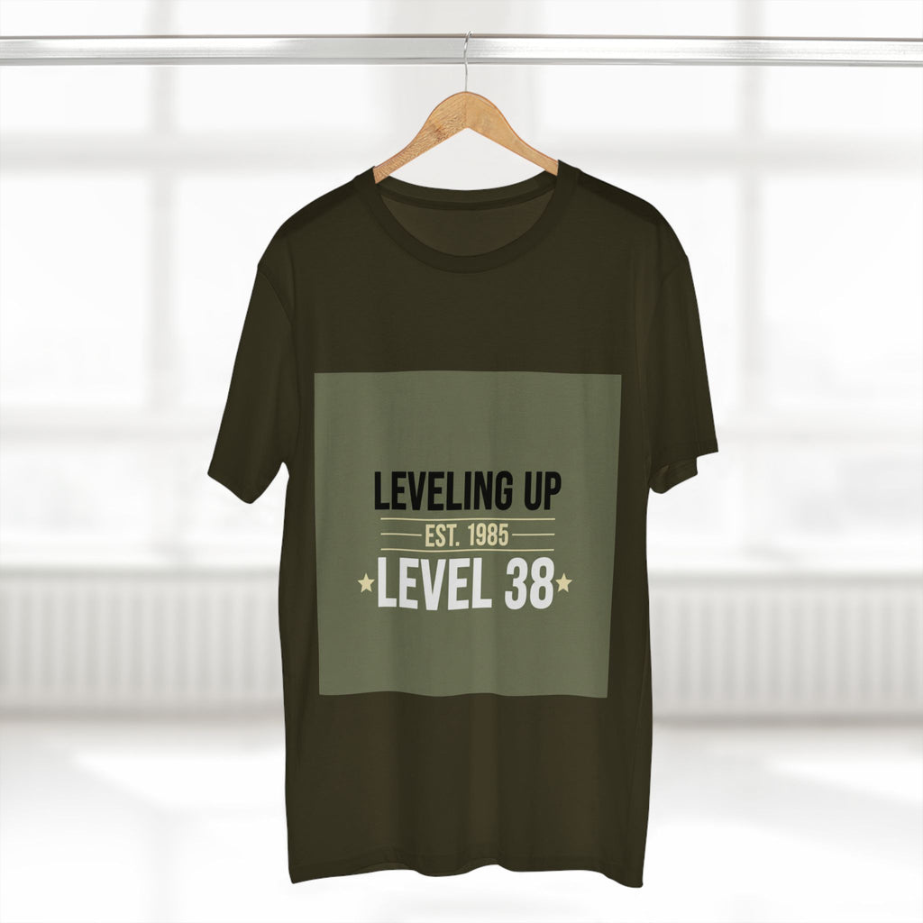 Men's Birthday Tee - Leveling Up Est. xxxx