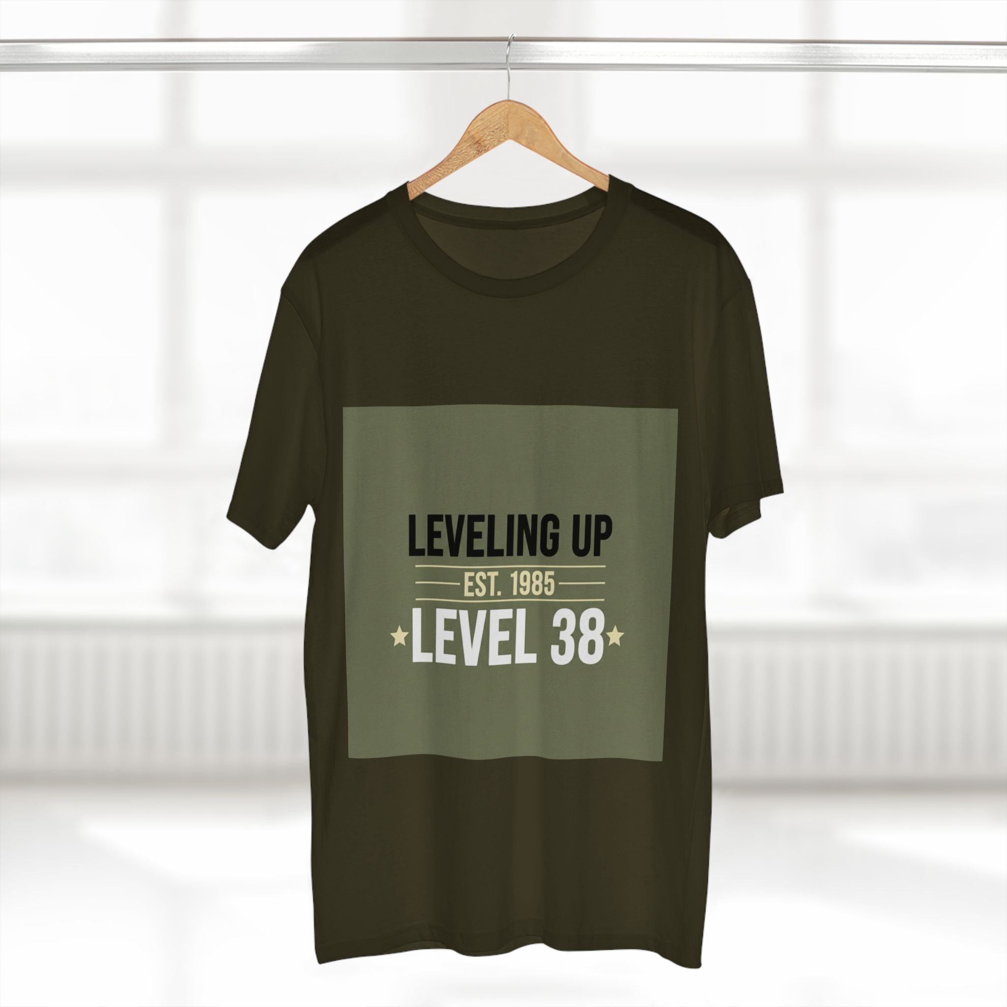 Men's Birthday Tee - Leveling Up Est. xxxx