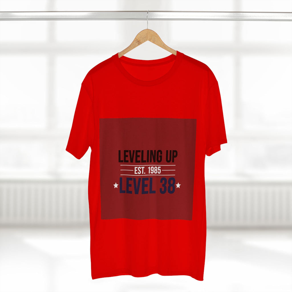 Men's Birthday Tee - Leveling Up Est. xxxx