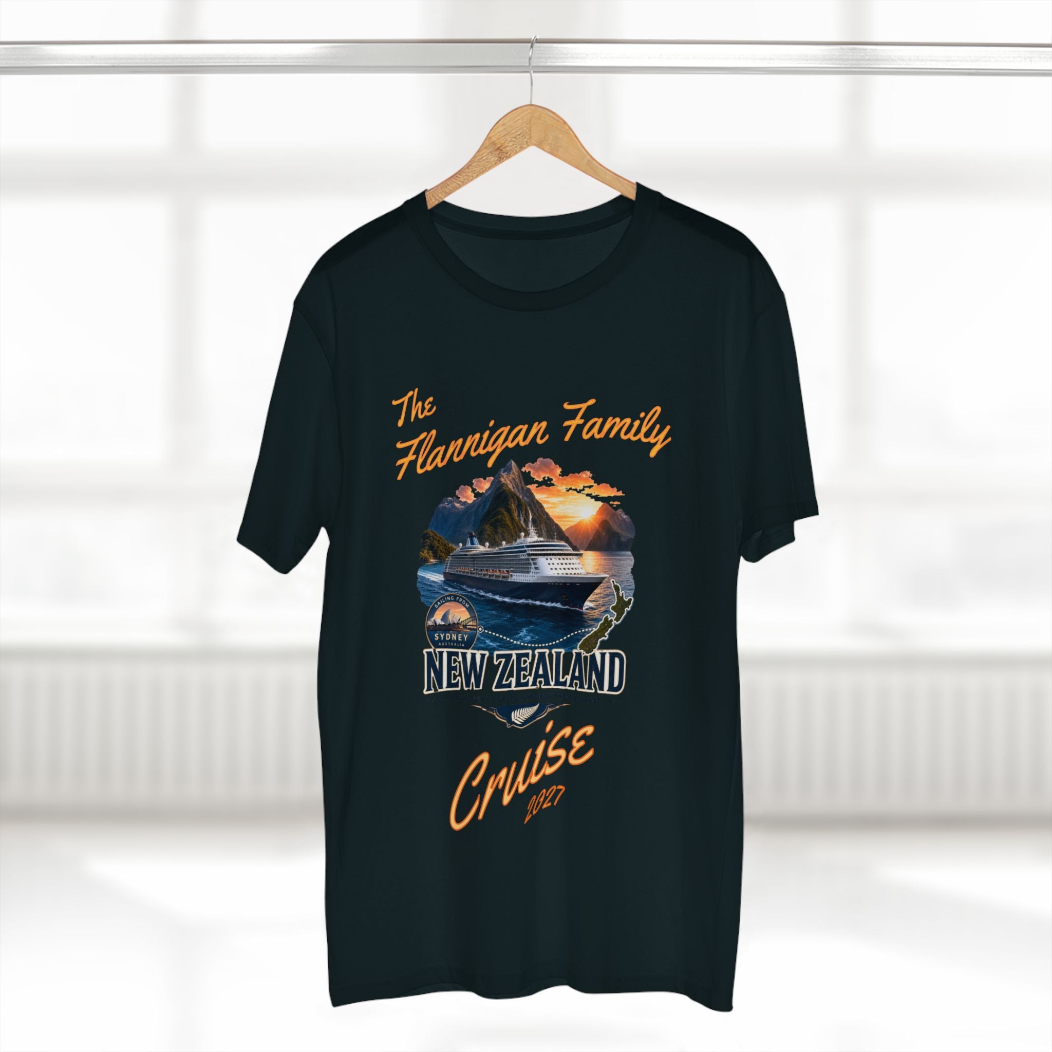 New Zealand Cruise T‑Shirt — The Flannigan Family 1987 Vintage Cruise Tee