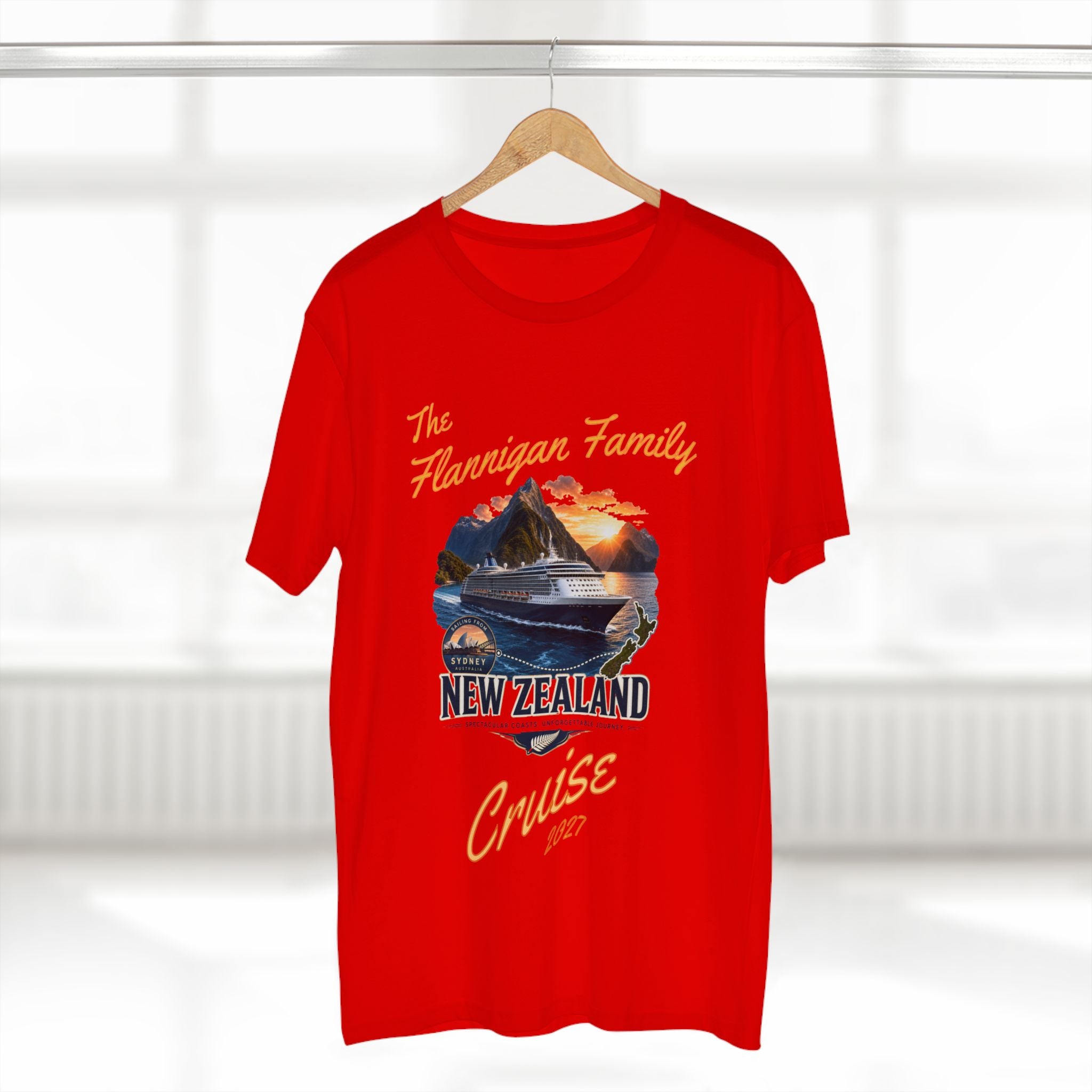 New Zealand Cruise T‑Shirt — The Flannigan Family 1987 Vintage Cruise Tee