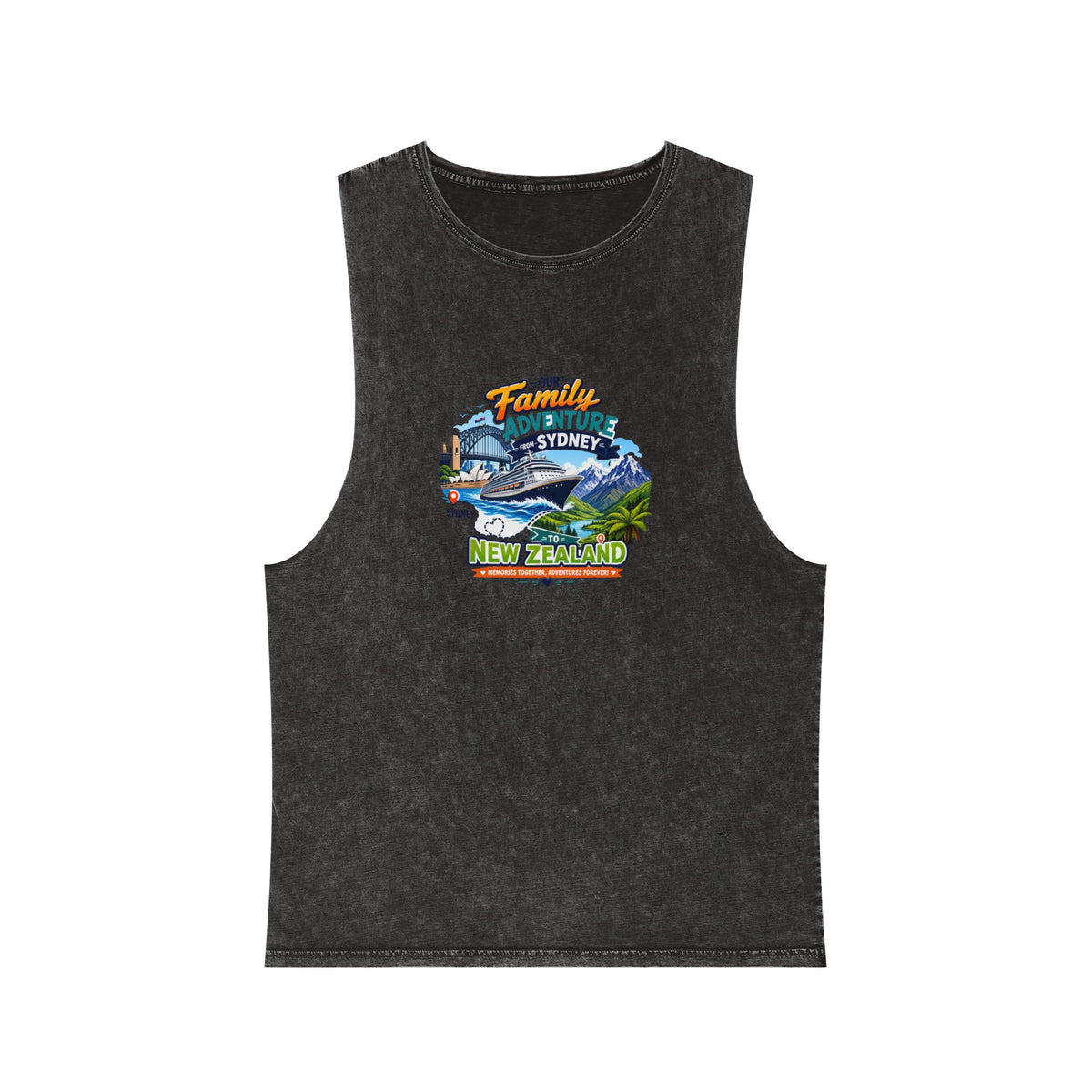 BNE- Nrth Qld |  Family Vacation Stonewash Tank Top