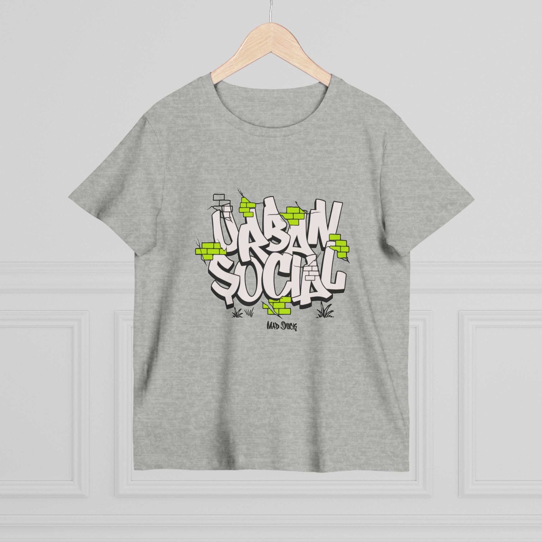 Urban Social Women’s Streetwear Tee | Graffiti Design